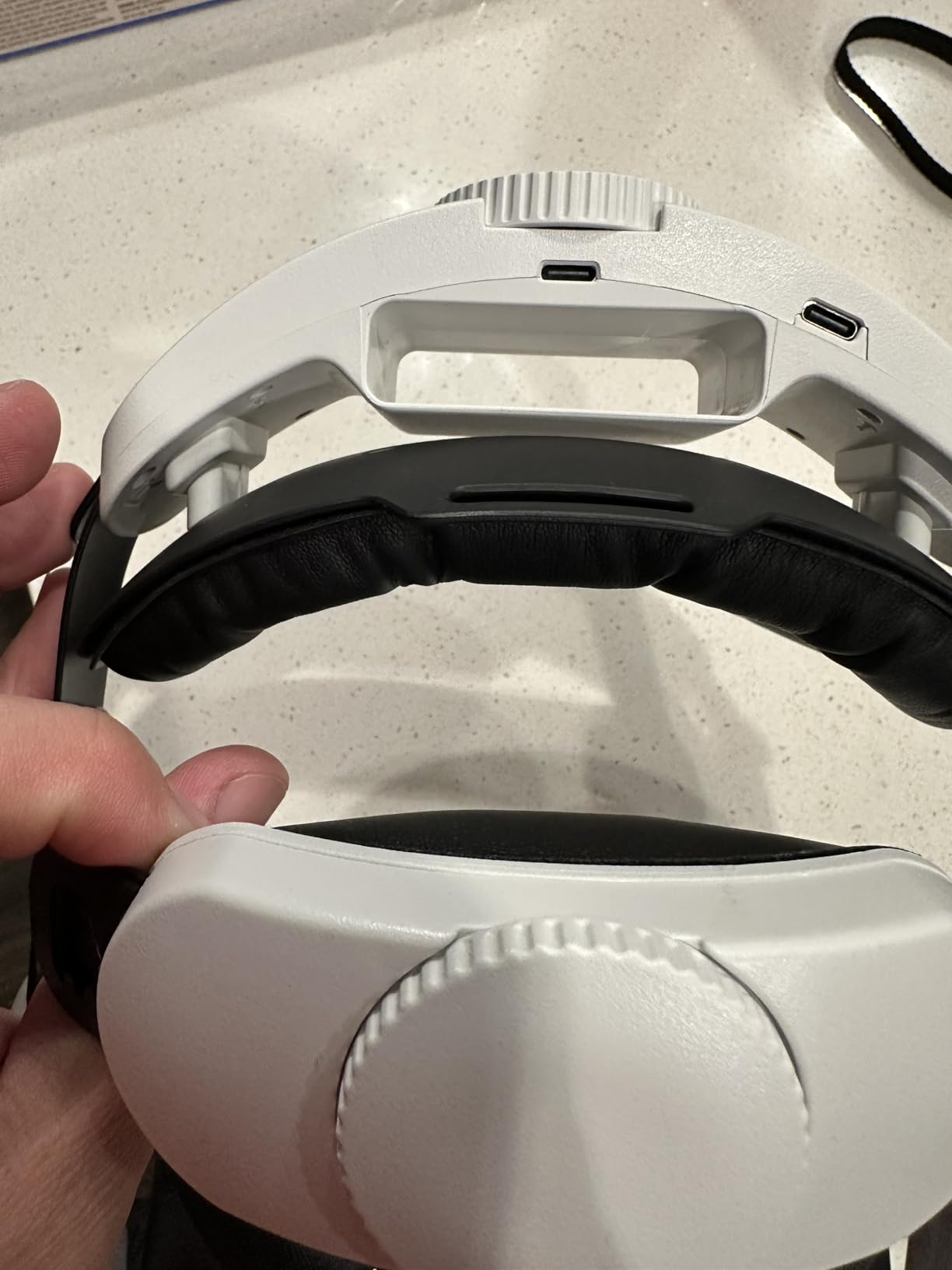 Kawaye for Meta Quest 3S/Quest 2/Quest 3 Head Strap, Double Knobs Adjustable Elite Strap Replacement,VR Headset Strap with Two Large Support Pad Enhanced Support, Reduce Pressure customer photo 2
