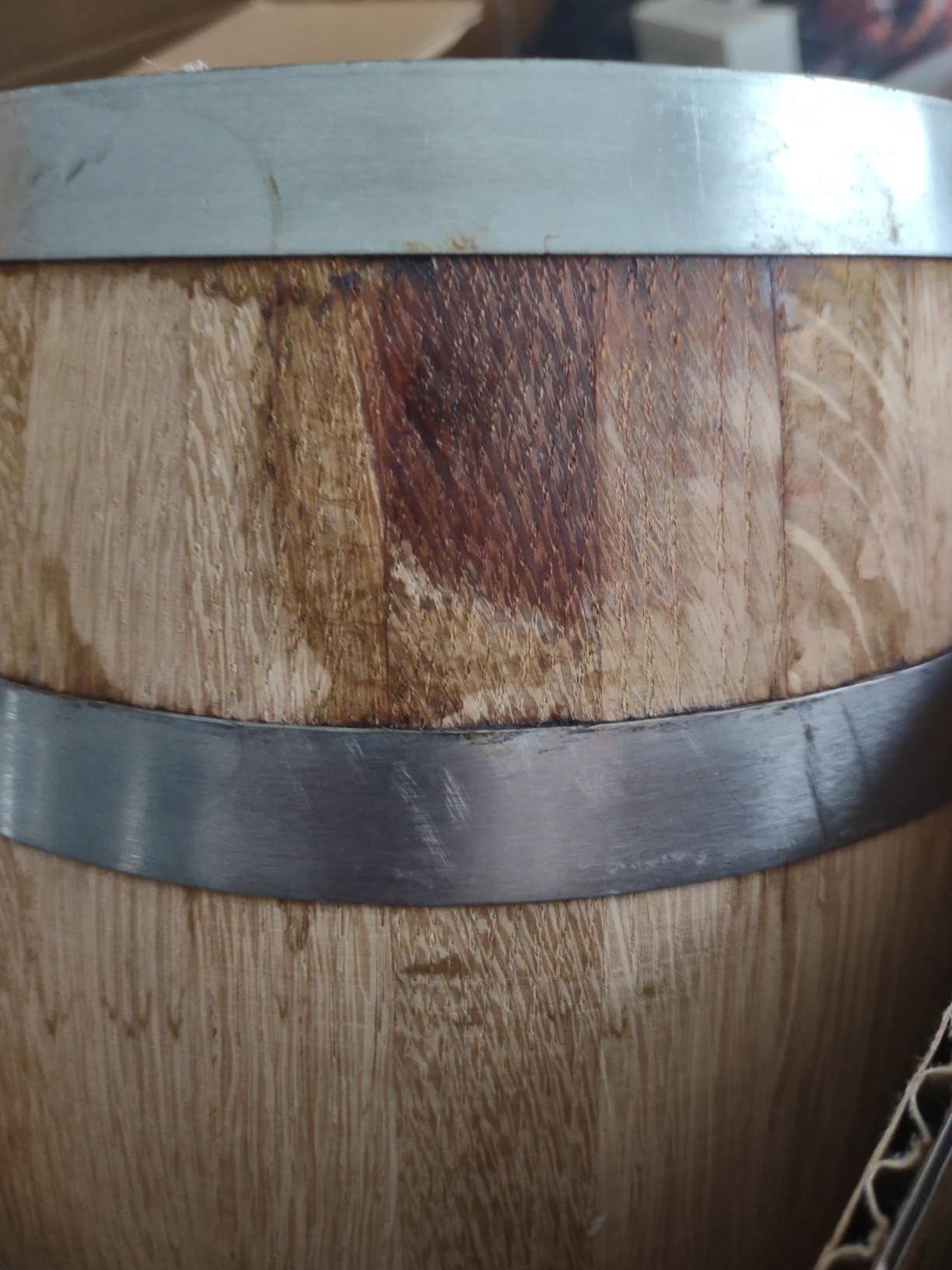 2.5 Gallon Oak Barrel - Wooden Whiskey Barrel Wine Barrel (10 Liter) For The Home Brewer, Distiller, Wine Maker - HERITAGE SERIES customer photo 1