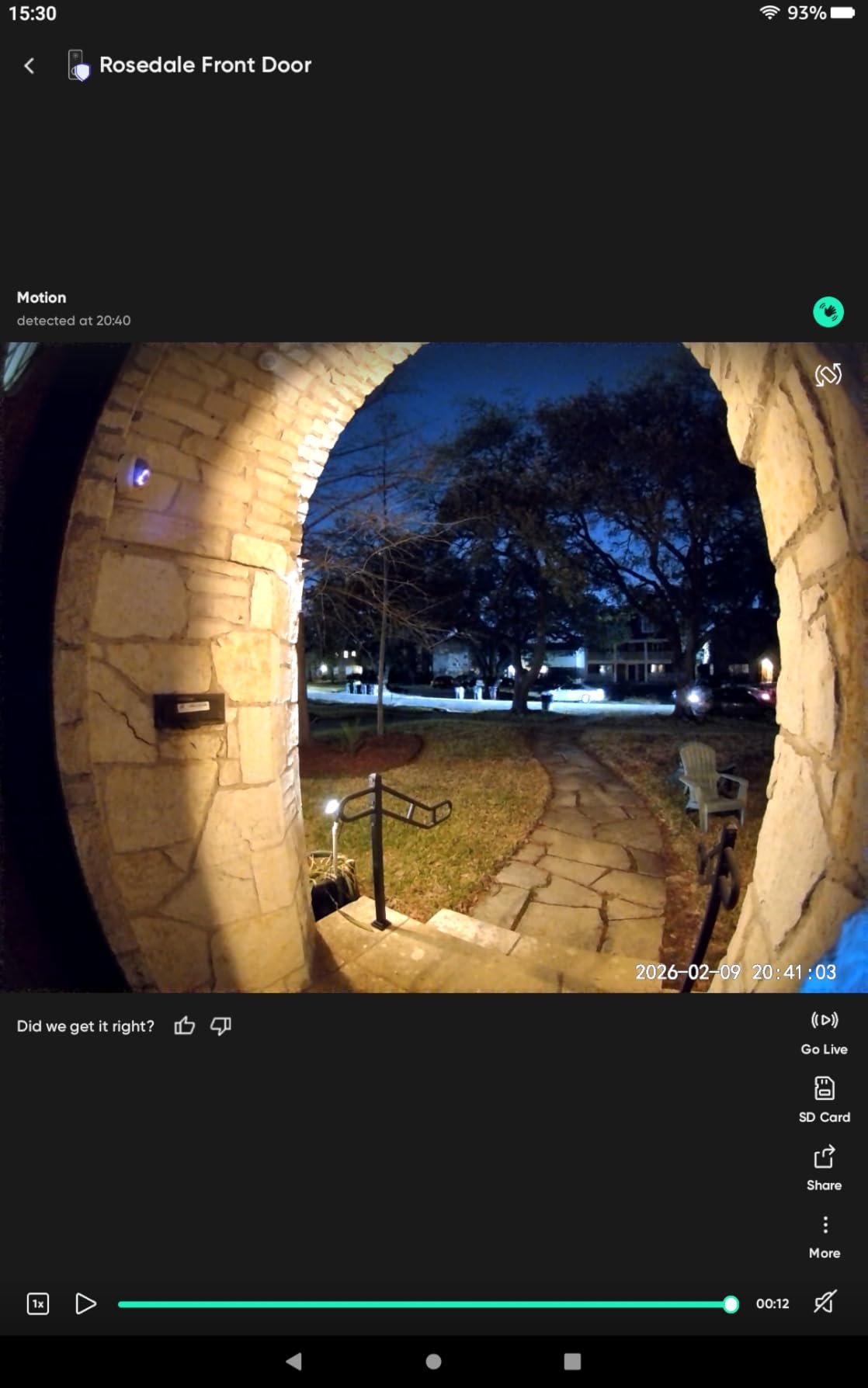 WYZE Wired Doorbell Camera v2 (Existing Doorbell Wiring Required), 2K HD, Color Night Vision, 2-Way Audio customer photo 2