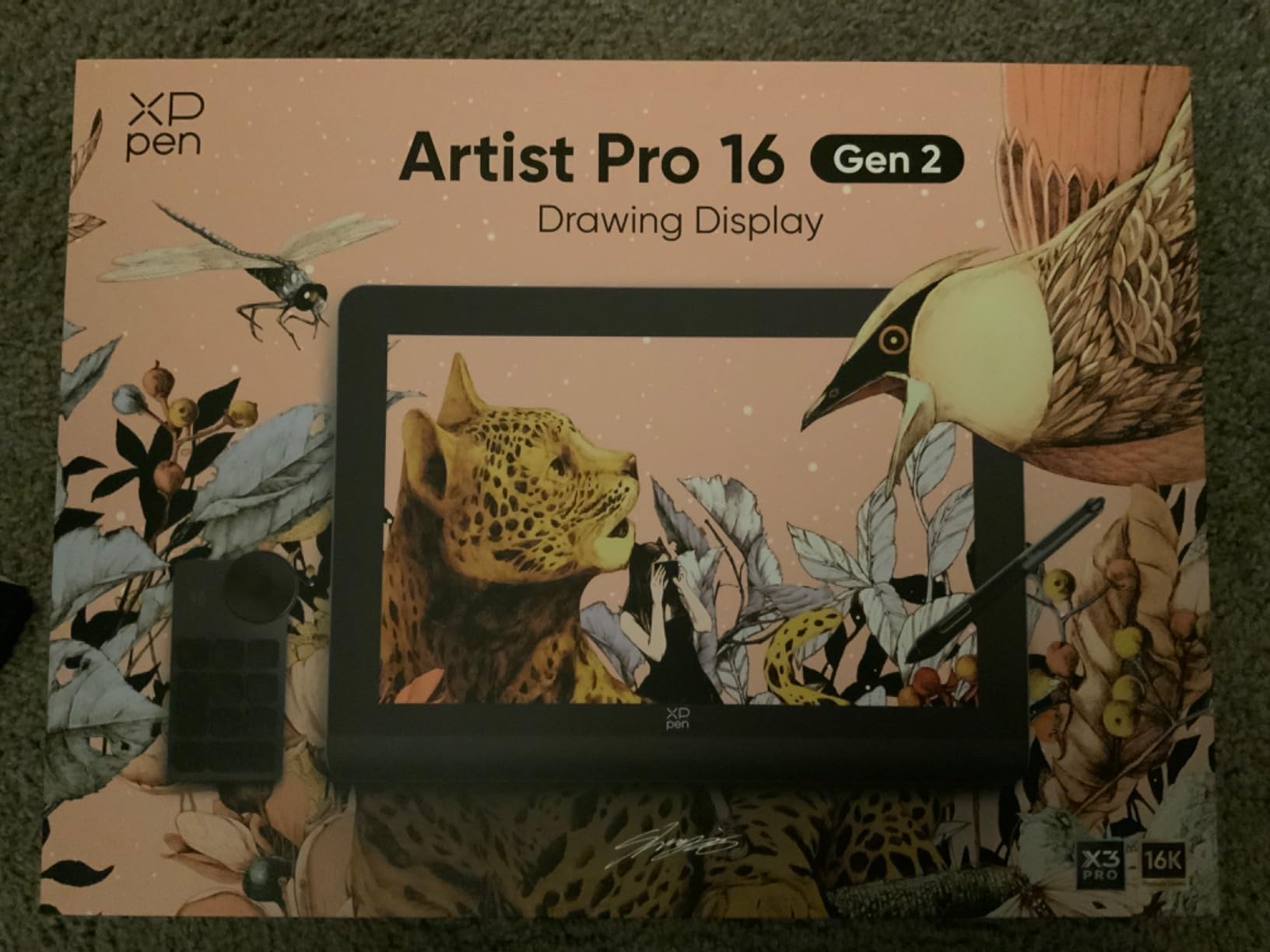XPPen Artist Pro 16 Gen2 2.5K 16 inch QHD Drawing Tablet with Screen, Full Laminated Anti-Glare, 16384 Pressure Levels, 159% sRGB, Mini Keydial customer photo 2