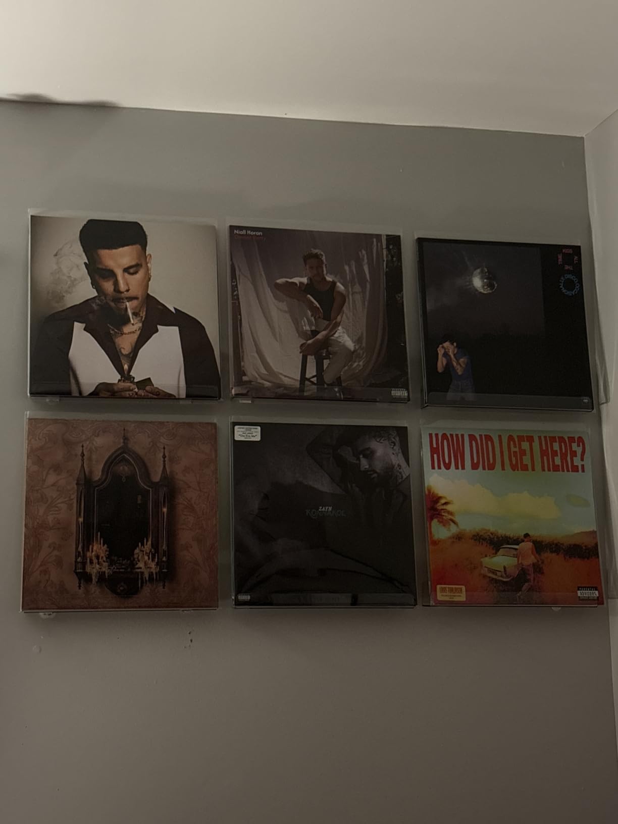upsimples 8 Pack Vinyl Record Wall Mount Shelves, 12