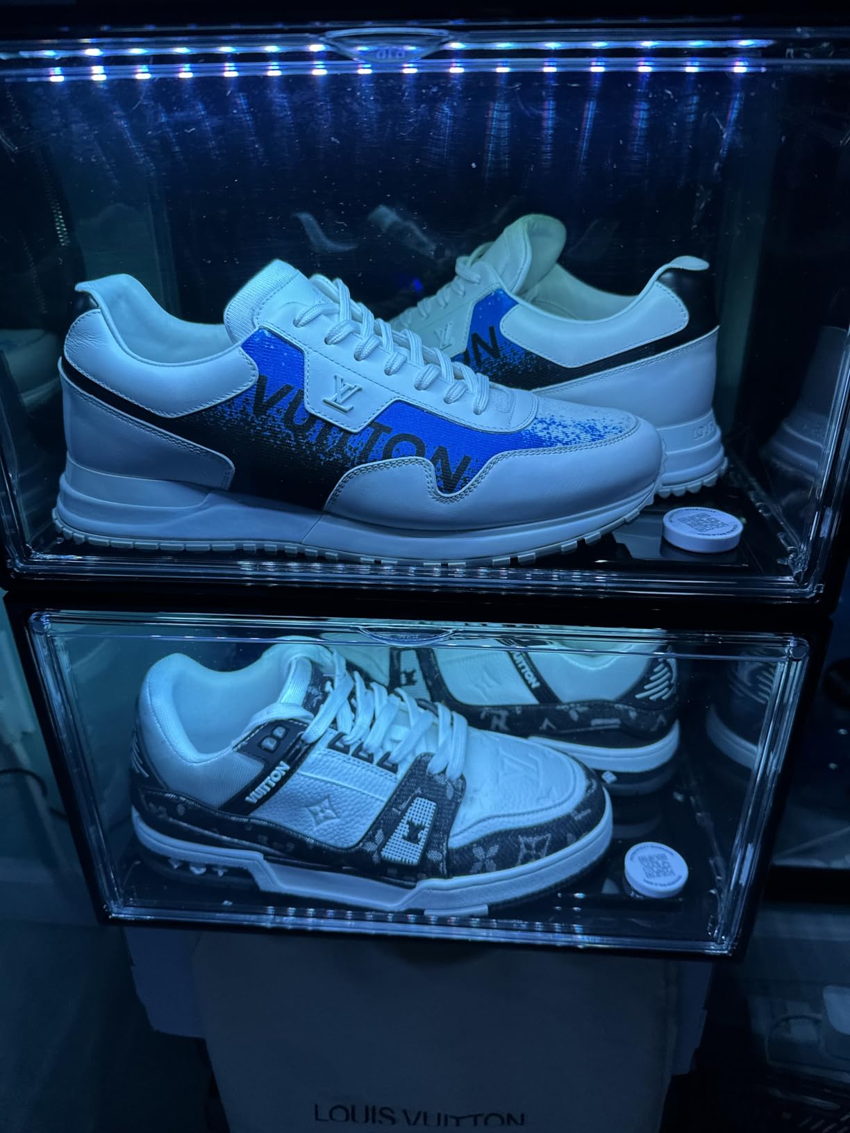 Oltraman LED Smart Shoe Boxes Display Case, Stackable Storage Organizers customer photo 1