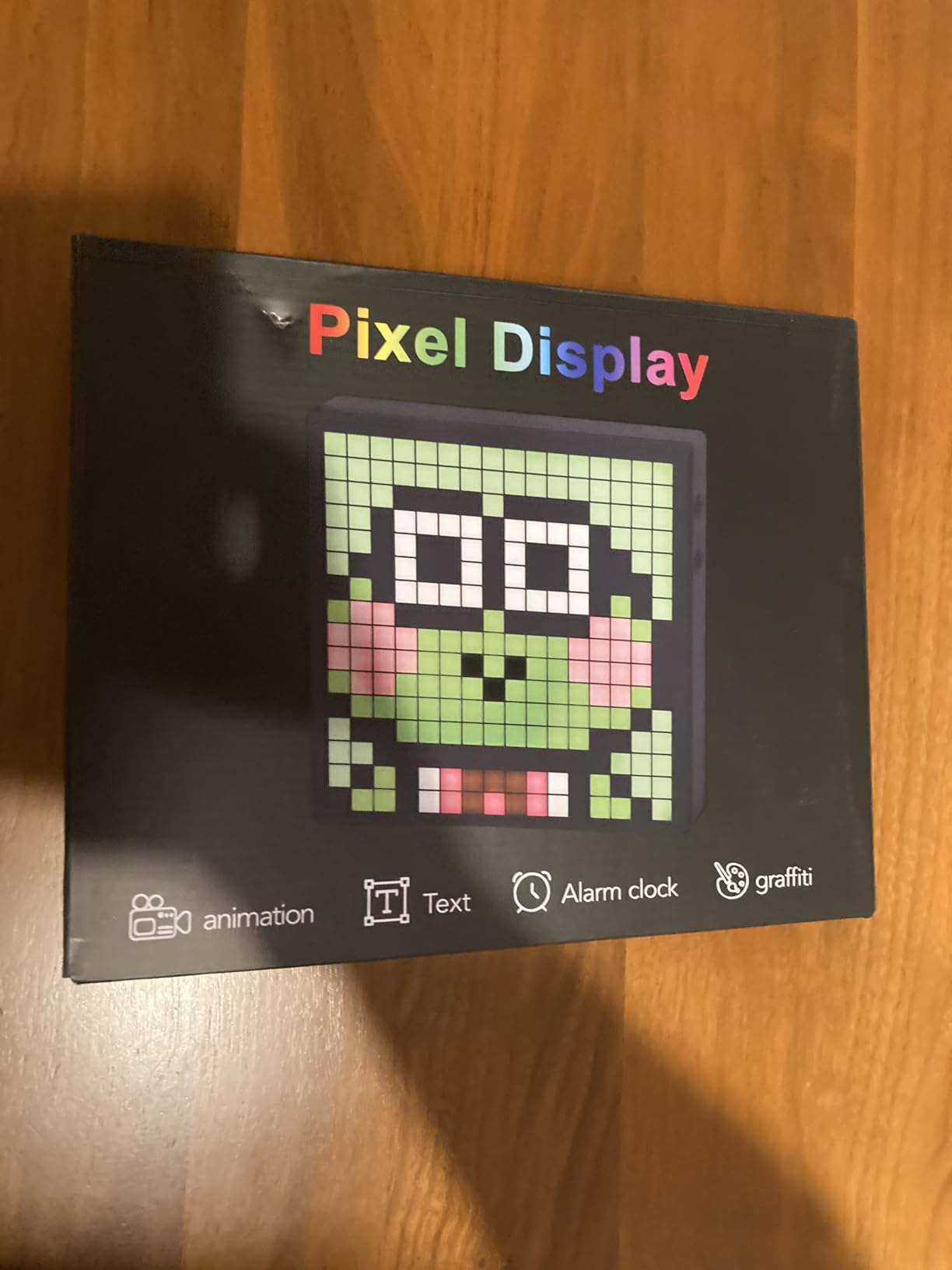 LED Pixel Display, 32x32 Programmable Pixel Art Display with APP Control for Kids Boys Girls, Creative Animations, Fun Text and Digital Clock, Gaming Accessories for Desk/Wall Room Decor customer photo 2