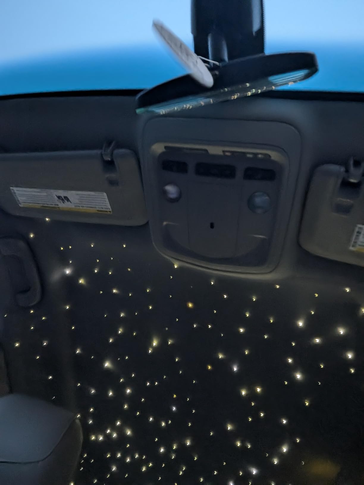 Twinkle Starlight Headliner Light, 16W 500pcs 6.5ft LED Star Ceiling Fiber Optic Light Kit APP/Remote Control for Car/Home/Party customer photo 1