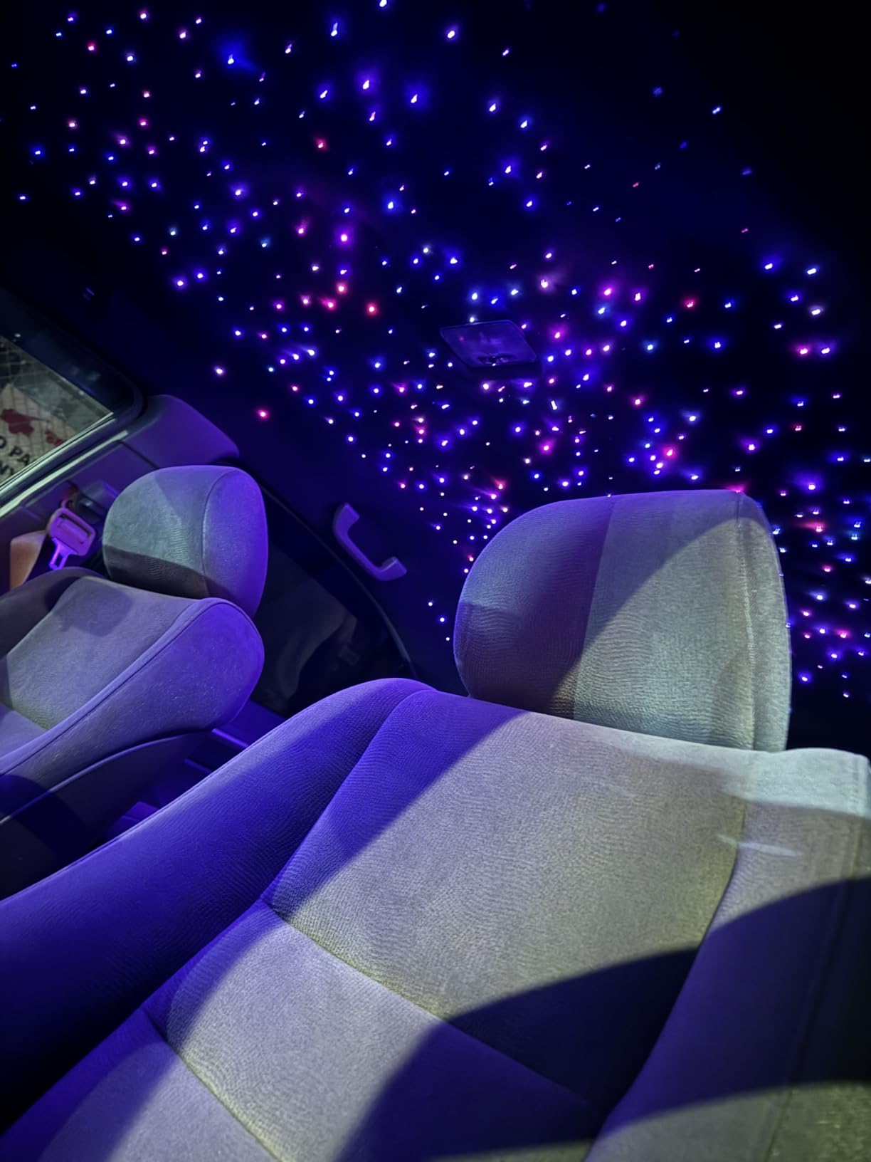 Twinkle Starlight Headliner Light, 16W 500pcs 6.5ft LED Star Ceiling Fiber Optic Light Kit APP/Remote Control for Car/Home/Party customer photo 2