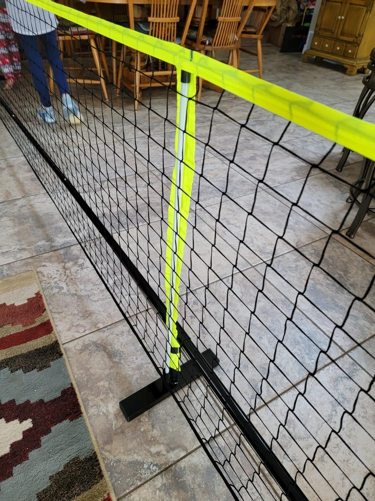 Bltend Portable Pickleball Net Set, 22FT Regulation Size Pickle Ball Net with Ball Collector, Court Marker and Tape Measure, Pickle Ball Net Set System for Indoor Outdoor Driveway Garages Backyard customer photo 2
