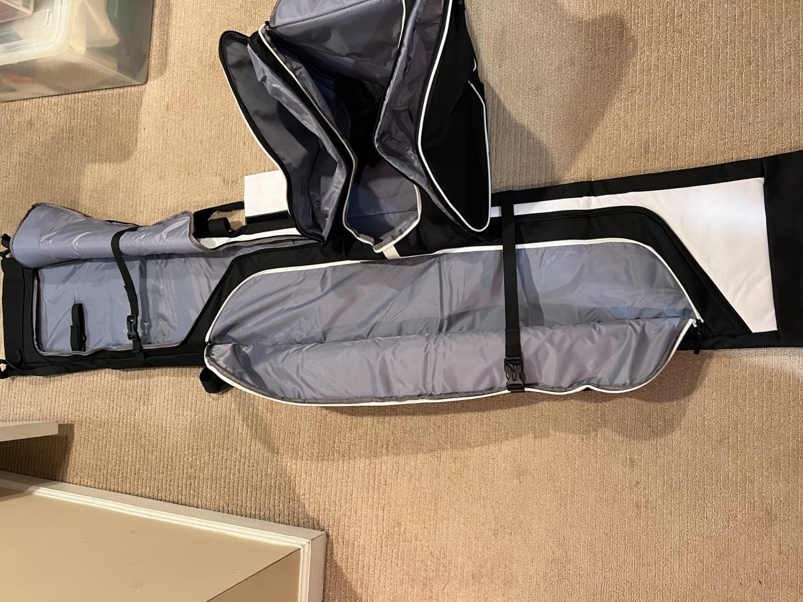 GoHimal Ski Bag & Boot Bag Combo, Padded Ski Carrier | Fits Skis Up to 200CM, Fits Boots Up to US13, Safety Reinforced, Water-Resistant, Ski Travel Bag customer photo 1