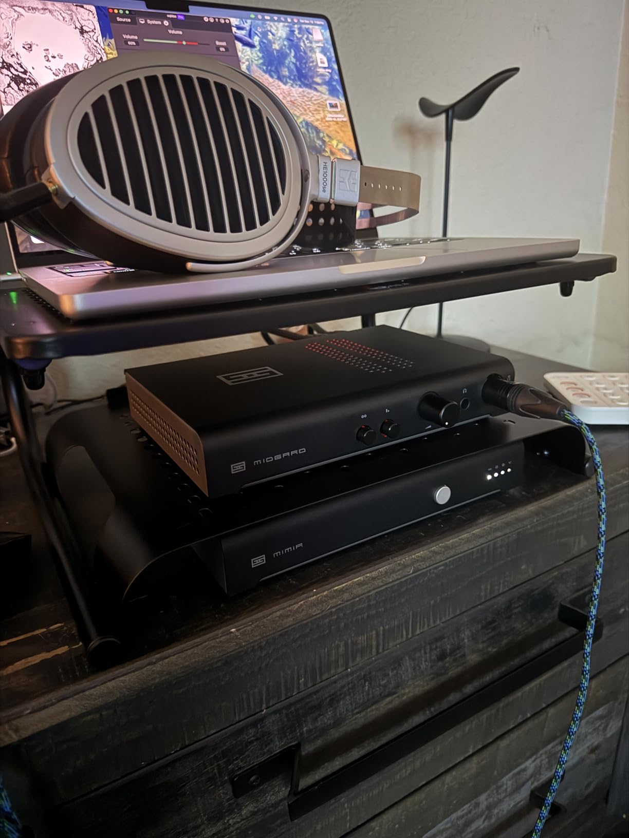 Schiit Midgard Headphone Amp and Preamp with Balanced Inputs and Outputs | Fully discrete amp with exclusive Halo mixed-mode feedback, ~5W/32 ohms customer photo 2