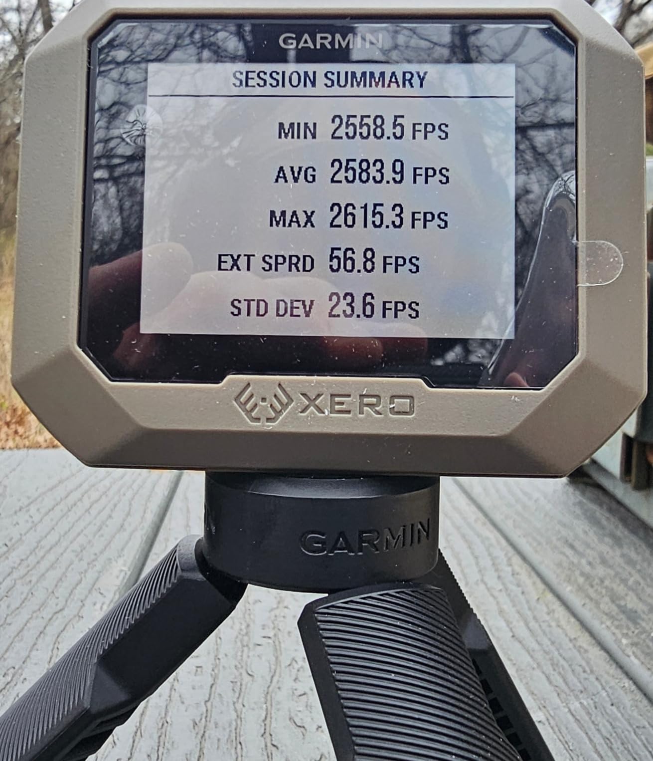 Garmin Xero® C1 Pro, Compact Ballistics Chronograph | Measure Projectile Speeds from 100 fps to 5,000 fps, Button Operated Design, Compact, Water Resistant (IPX7) customer photo 1