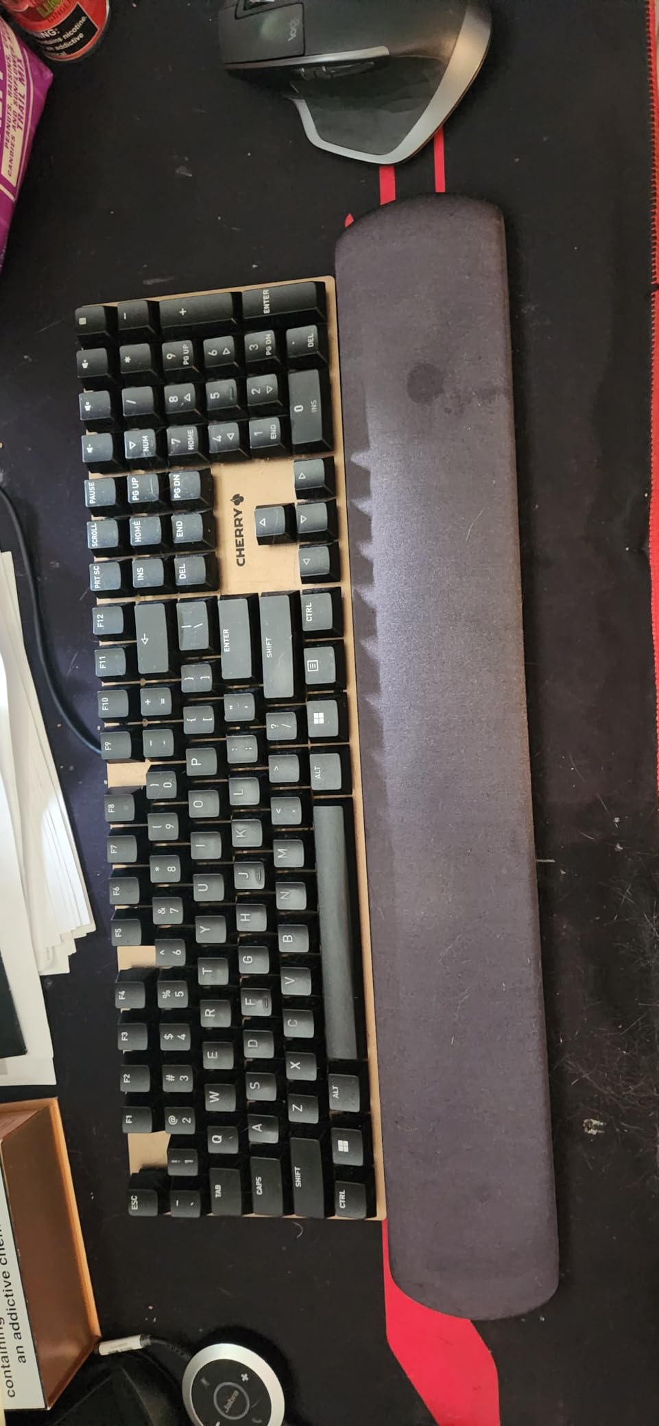 Cherry KC 200 MX Wired Mechanical Office Keyboard MX2A Brown Switches | Modern Design, Aluminum Surface, USB-A Connection, Full Size Keyboard, Black/Bronze, Tactile Switch customer photo 2