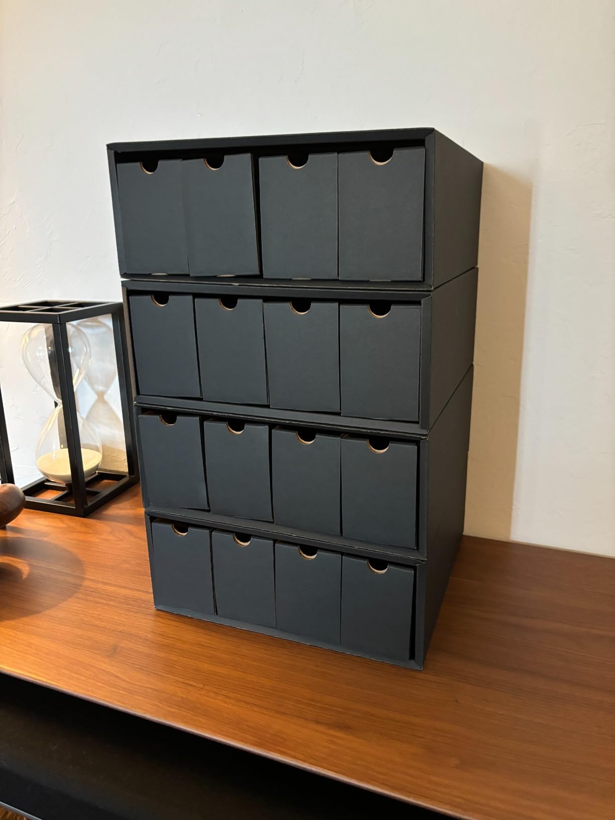 Resurhang 19200+ Large Trading Card Storage Box Card Collection with Separate Boxes and Label Stickers Soccer Sports Storage Compatible with Tcg Mtg (32 Drawers) customer photo 2
