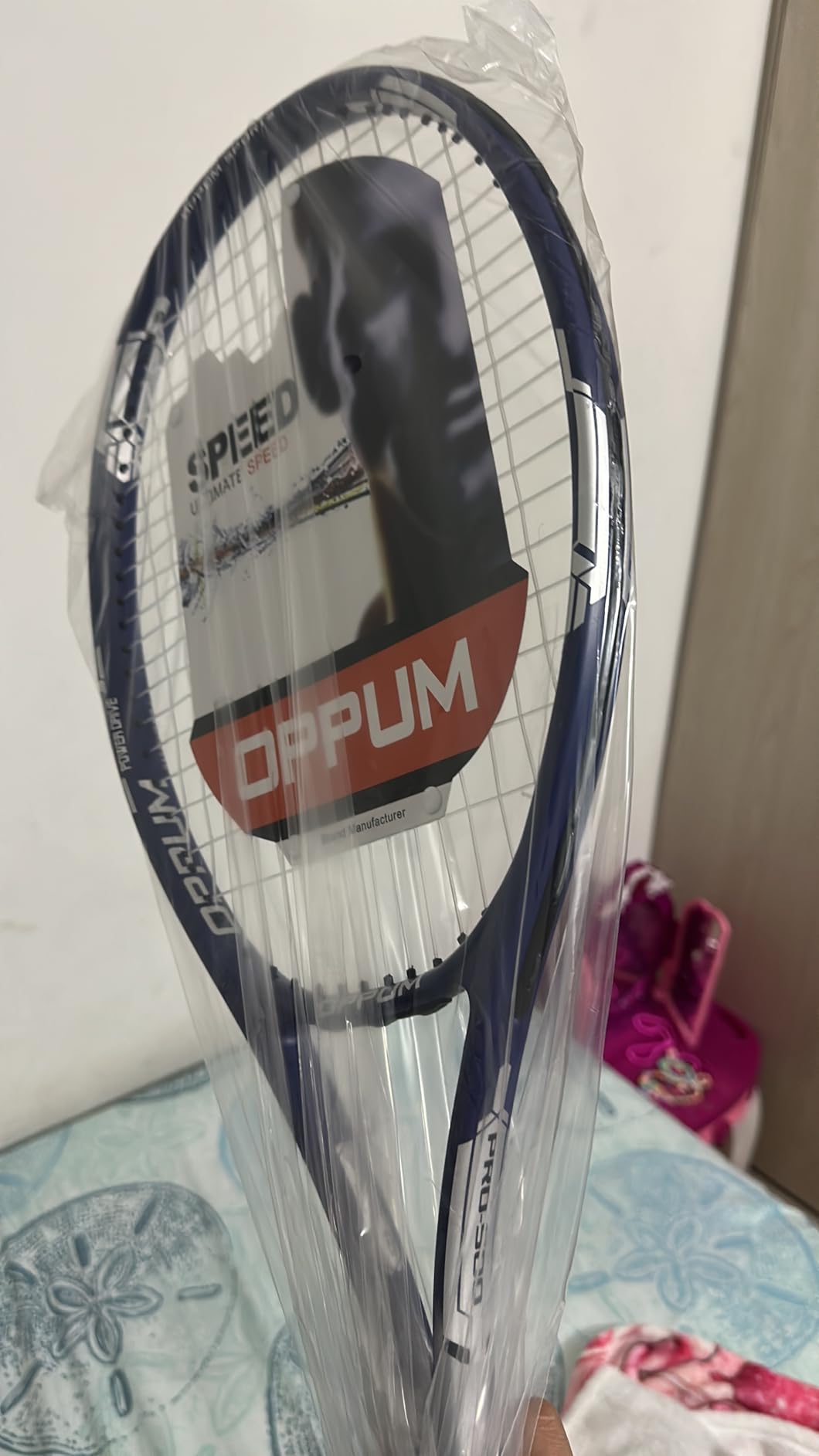 Adult Tennis Racket Set of 2, 27 Inch Pre-Strung for Beginners | 100 sq in head, 300g frame, 4 3/8 in grip for adult beginners. customer photo 1