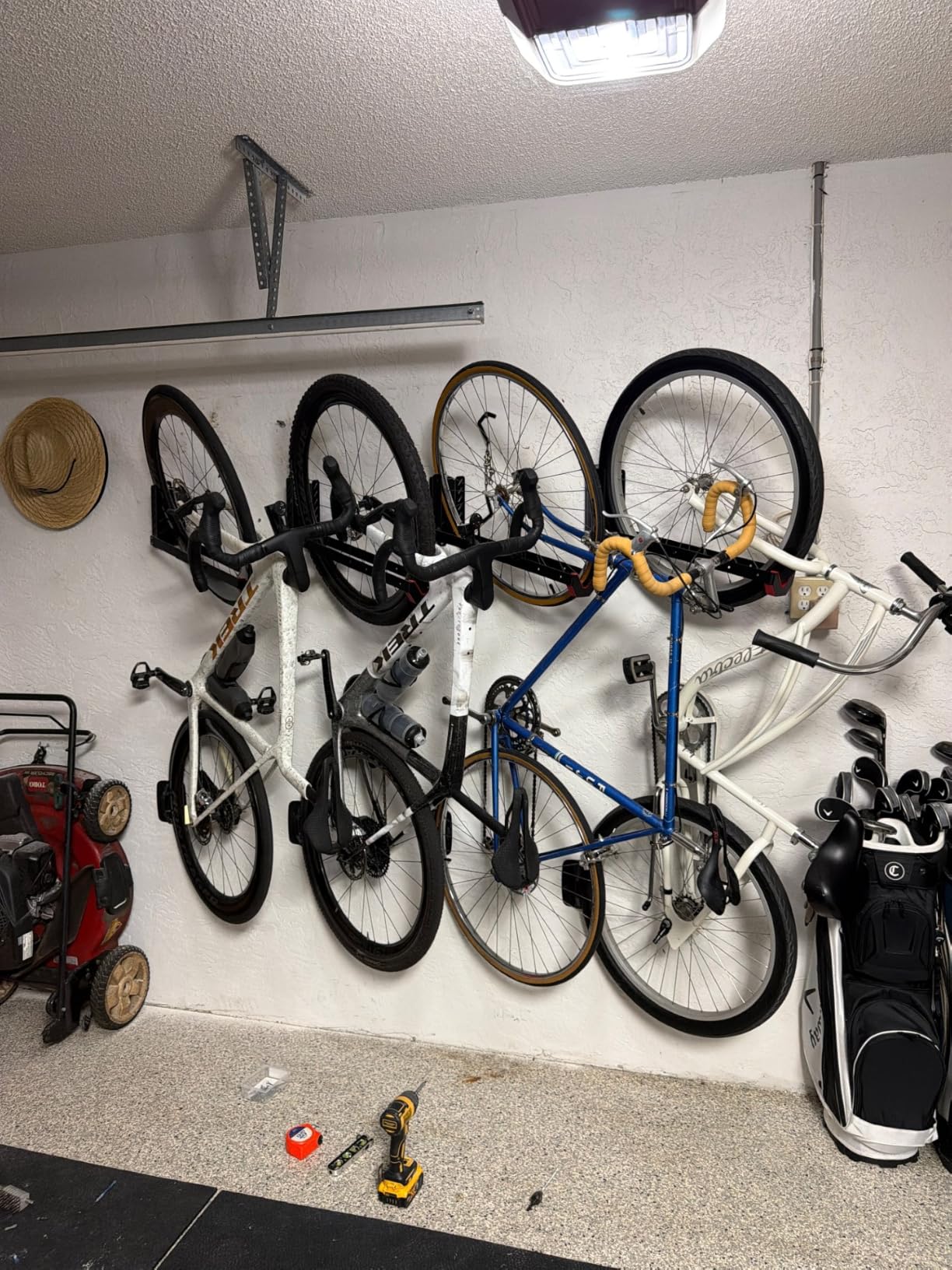 monTEK Swivel Bike Wall Mount, No Heavy Lifting Required Bike Wall Mount, Bike Hangers for Garage, Space-Saving Bike Rack Garage, Easy to Load and Unload, Bike Hanger Can Hold Up to 77 lbs customer photo 2