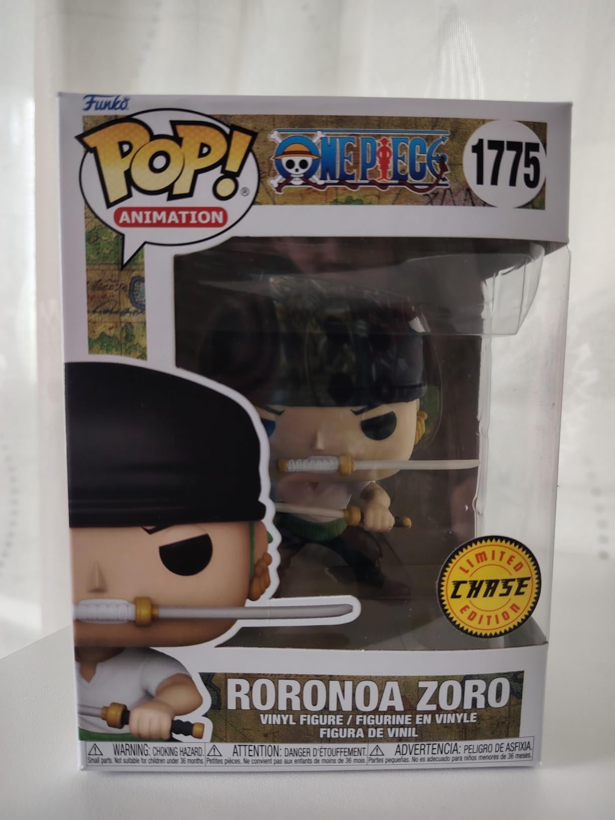 Funko POP! Animation: One Piece - Zoro - 1 in 6 Chance of Rare Chase | Official Anime Merch - Collectable Vinyl Figurine for Shelf Display customer photo 2