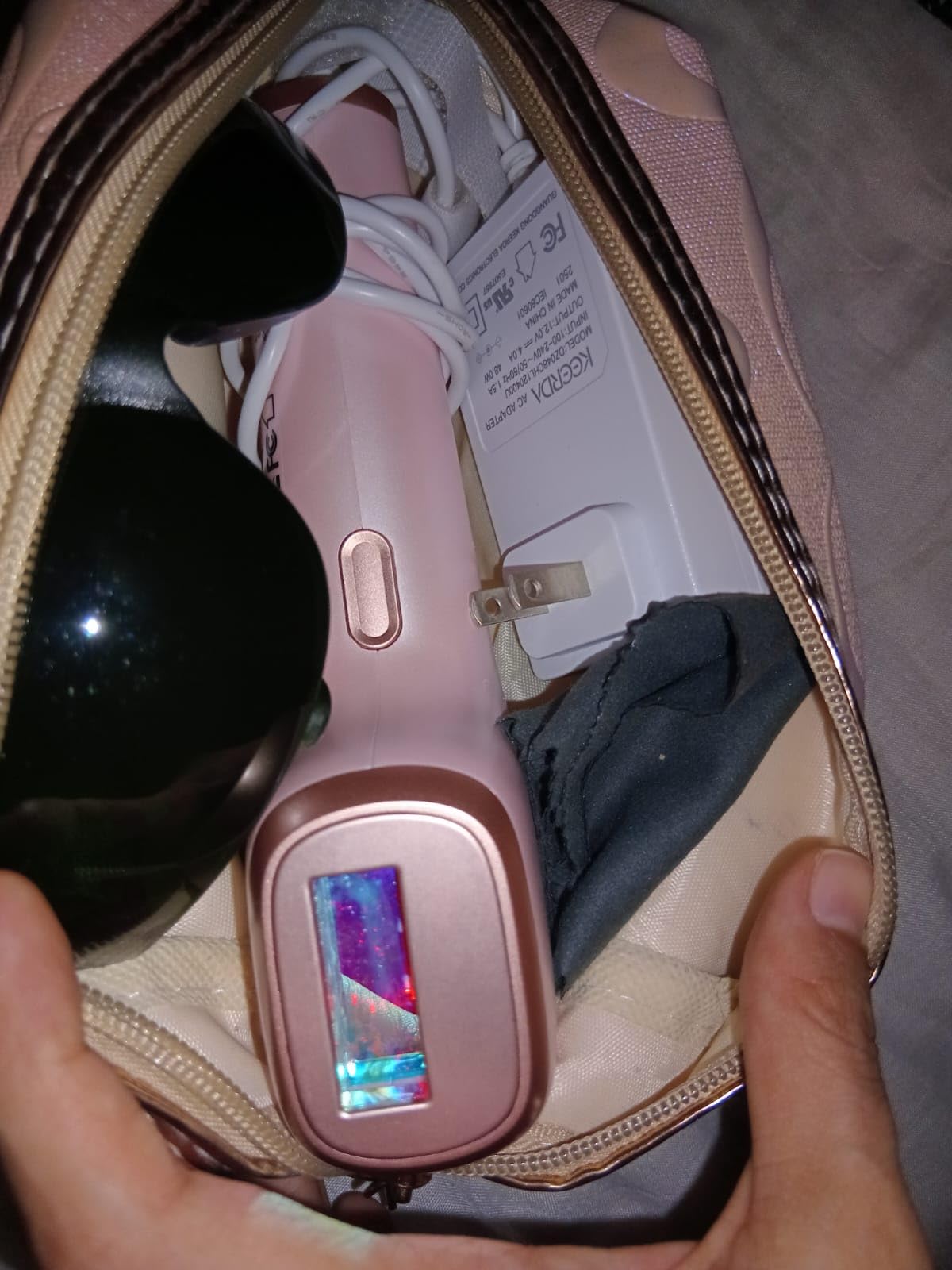 INNZA IPL Hair Removal with Ice Cooling Care Function for Women,Long-Lasting Results,999,999 Flashes Painless Hair Removal, Hair Removal Device for Armpits Legs Arms Bikini Line customer photo 1