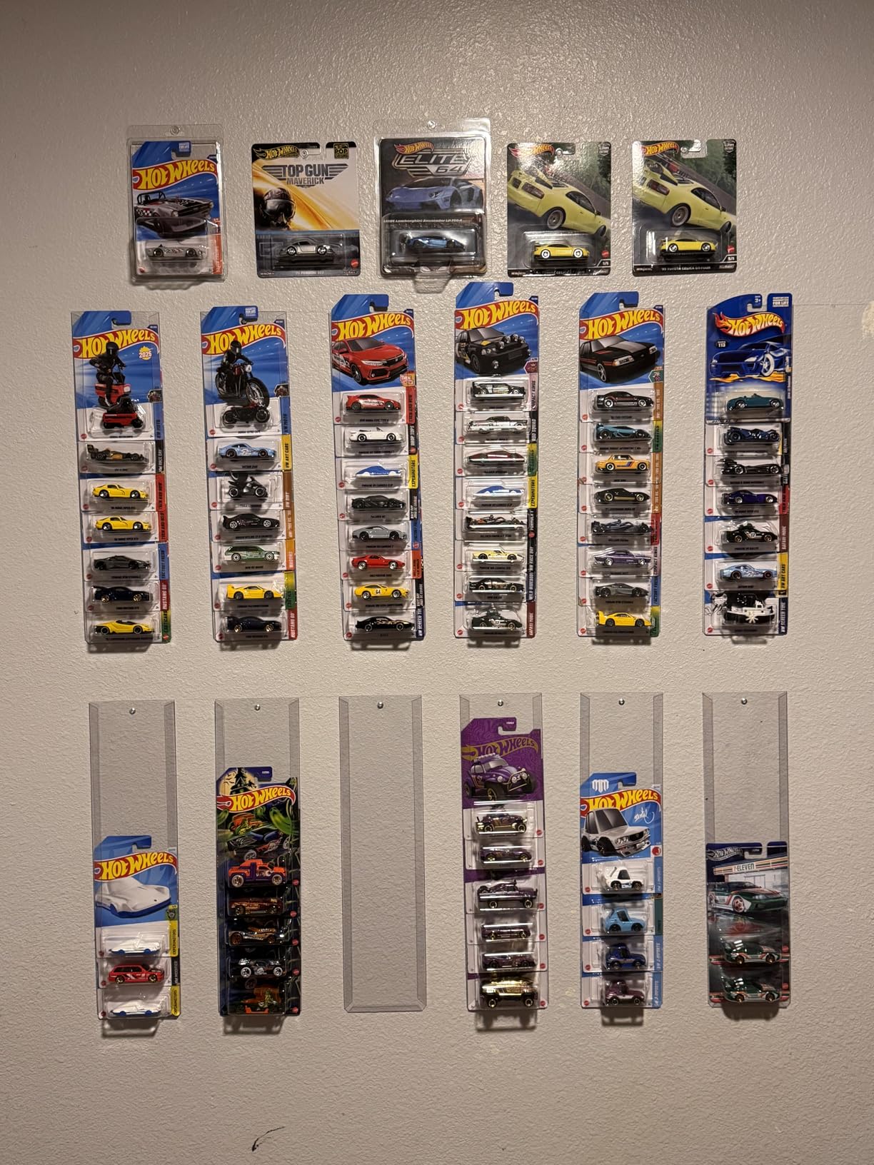 6Pcs Model Cars Display Case for Hot-Wheels Packaged Cars Wall Mount Shelf | Clear Toy Cars Storage Organizer Case Rack - Holds up to 60 Cars customer photo 2