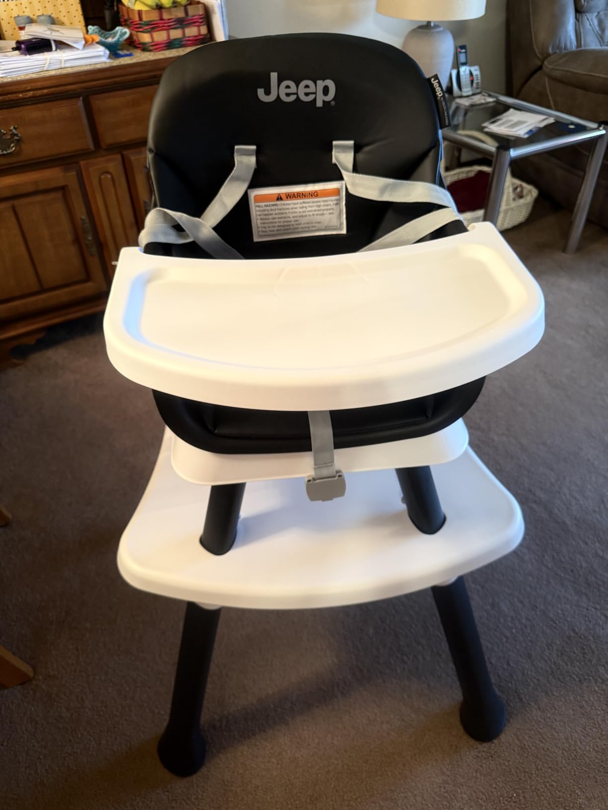 Jeep Milestone 6-in-1 High Chair by Delta Children - High Chair Converts to Stool, Booster Seat, Activity Table customer photo 1