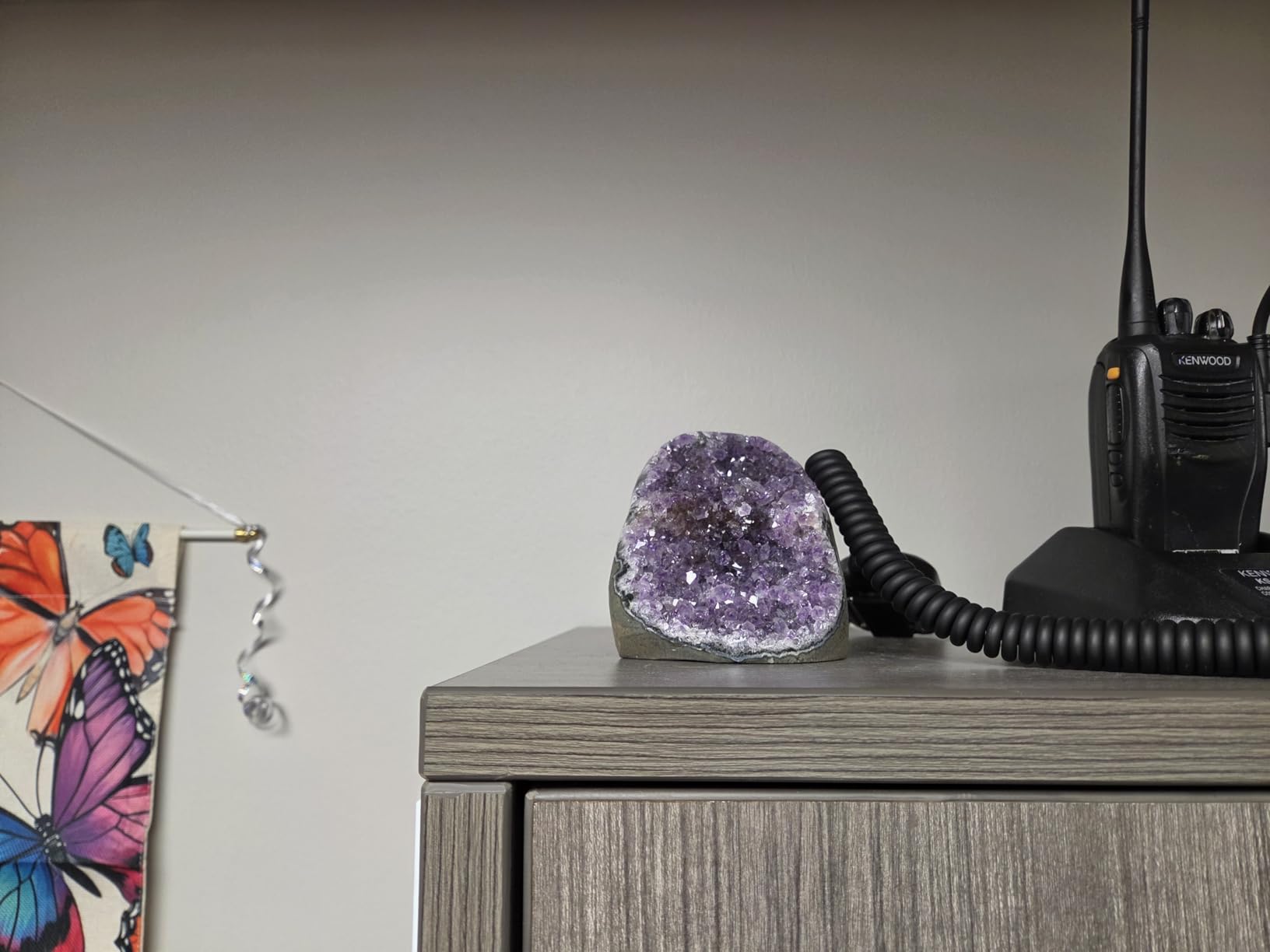 Amethyst Crystal Geodes Purple Crystals Rock Cluster Quartz Raw Healing Crystals 0.5-1LB customer photo 1