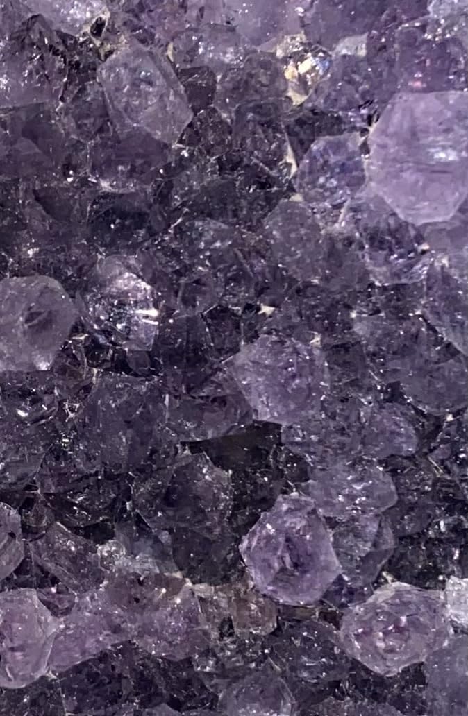 Amethyst Crystal Geodes Purple Crystals Rock Cluster Quartz Raw Healing Crystals 0.5-1LB customer photo 2