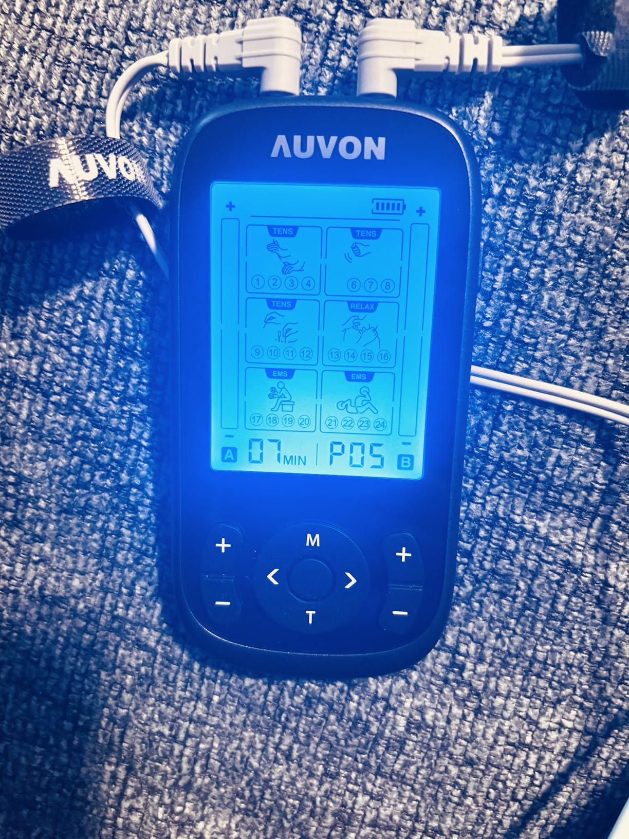 3-in-1 TENS Unit Muscle Stimulator, EMS Massage Machine with 40 Intensities for Gradual Shoulder, Sciatica, Back Pain Relief, 24 Modes Rechargeable Electronic Pulse Massager with 12 TENS Pads customer photo 1