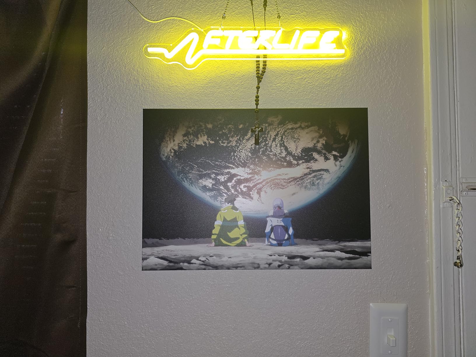 Anime Cowboy Neon Sign Japanese LED Sign Neon light Sign for Wall Decor Light Up Signs for Bedroom Gamer Room Man Cave Neon Lights for Boys Gifts customer photo 1