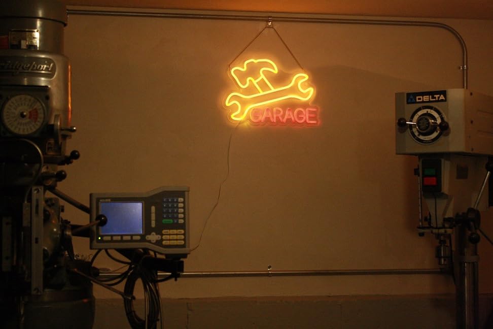 MAN CAVE Neon Sign Led Wall Decor Man Cave Neon Light Up Signs Wall Art for Home Room Bar Bedroom USB Powered 15.7