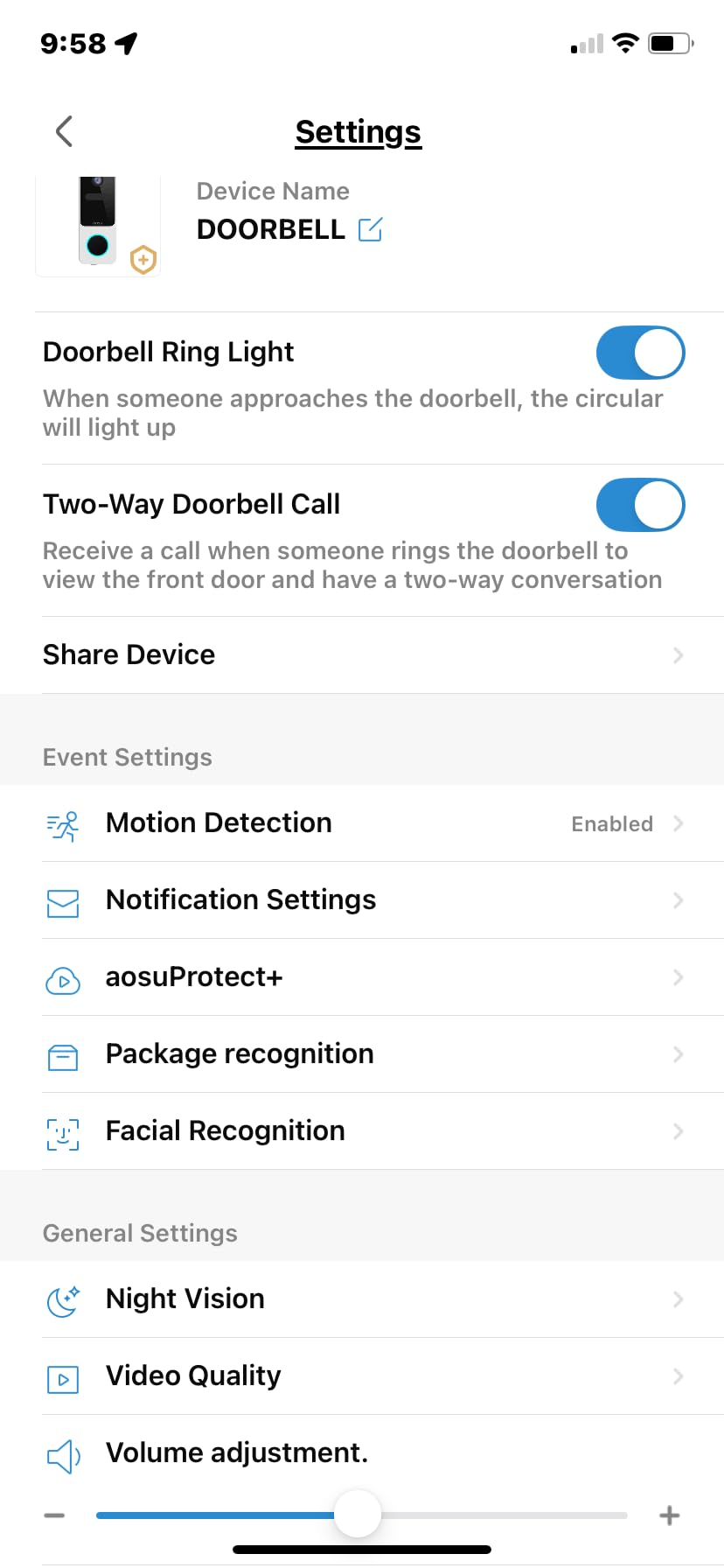 aosu Video Doorbell Camera Wireless, 2K QHD, 170 Wide Angle, 2.4 GHz WiFi | No Subscription Required, Head-to-Toe View, Person Detection Smart Alerts, Local and Cloud Storage, Battery Doorbell with Chime customer photo 2