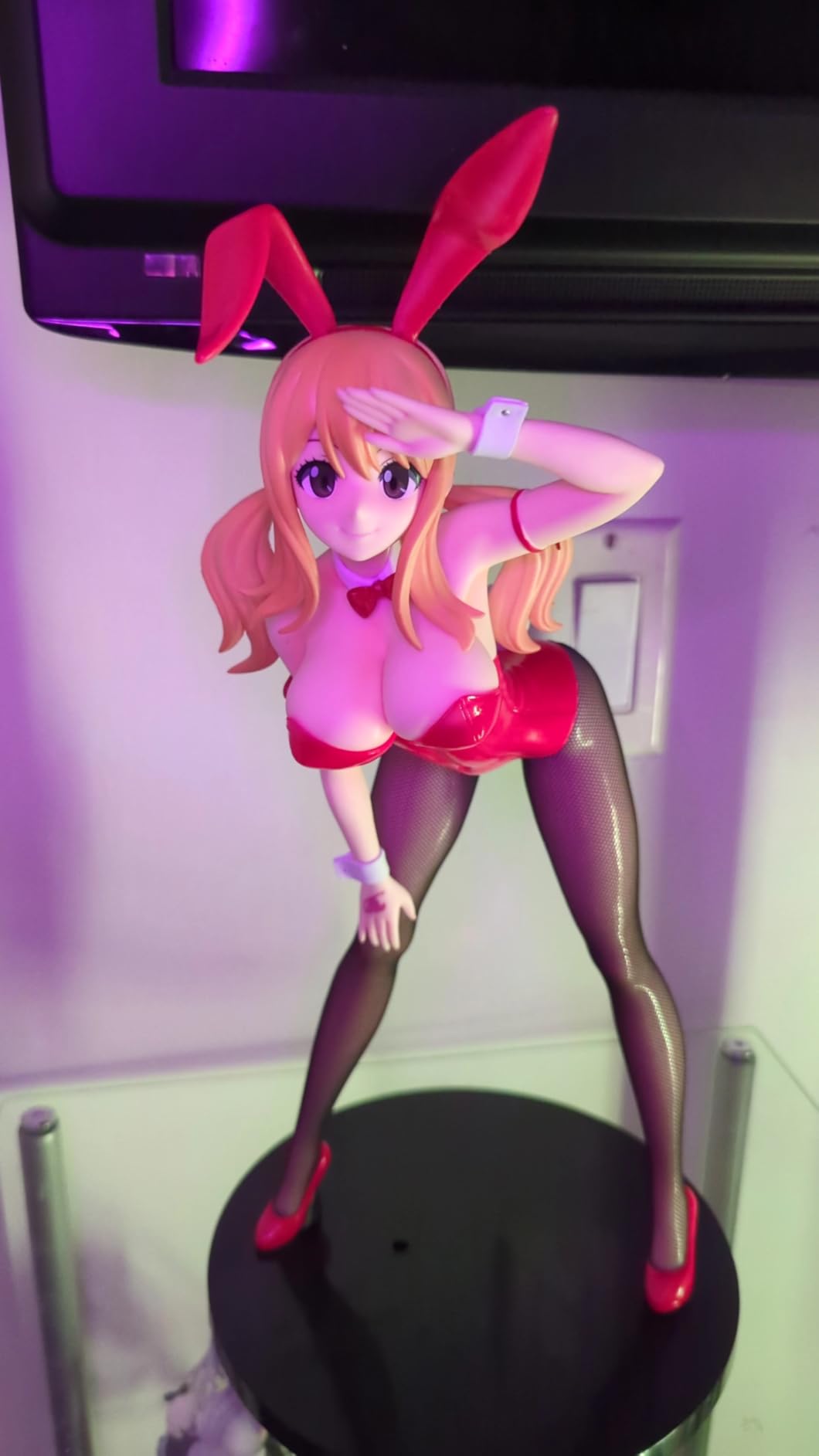 Zatanend Anime Figure 1/4 Lucy Heartfilia-Bunny Girl Ver. Action Figure Models Desktop Decoration Home Gift customer photo 2