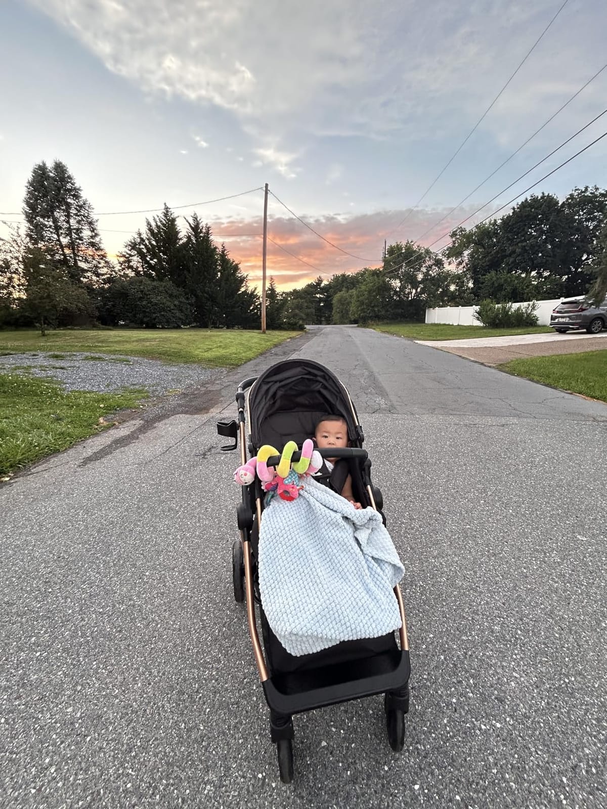 Accombe 2-in-1 Convertible Baby Stroller for Newborn to Toddler | Skin-friendly Breathable Fabric, All-terrain Wheels for Smooth Ride, Adjustable Canopy with UPF50+ Protection customer photo 1