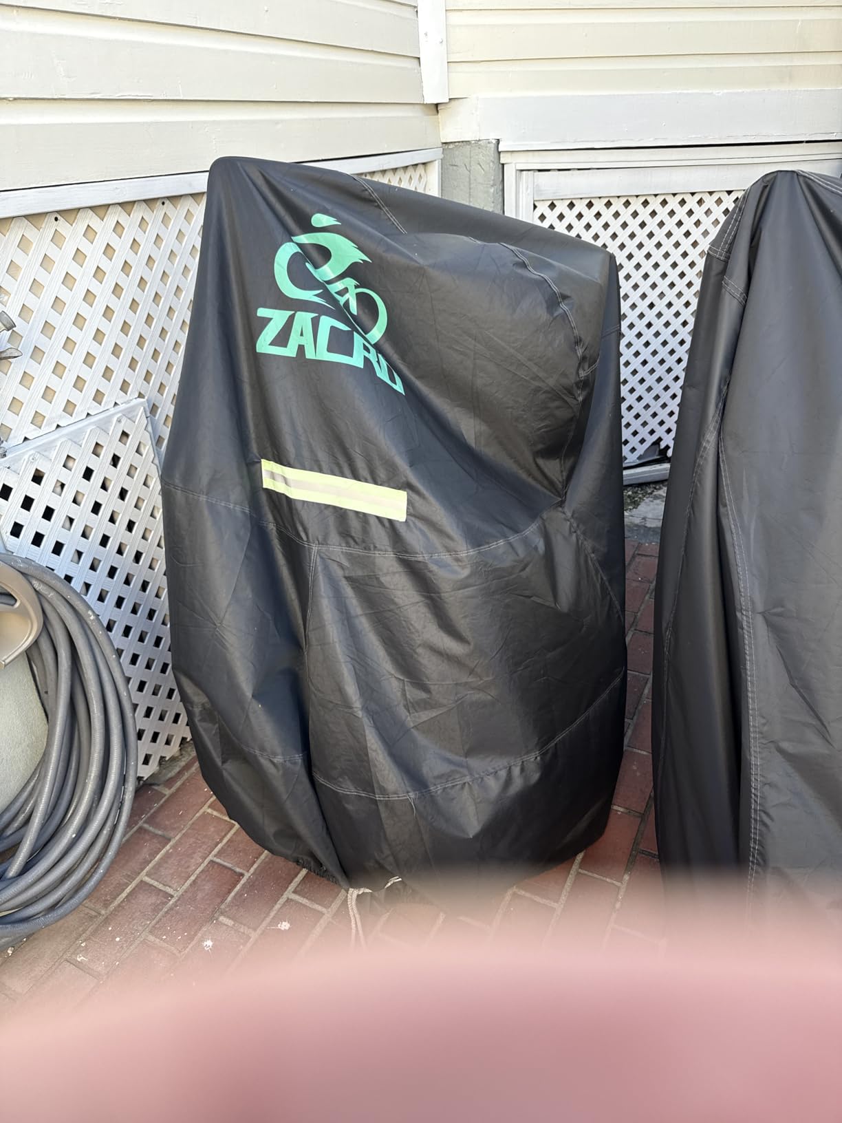 Zacro 420D Heavy Duty Motorcycle Cover, Waterproof Outdoor All Weather UV Dust Snow Proof, Universal Fit for Harley Honda Yamaha Suzuki Scooter Dirt Bike customer photo 2