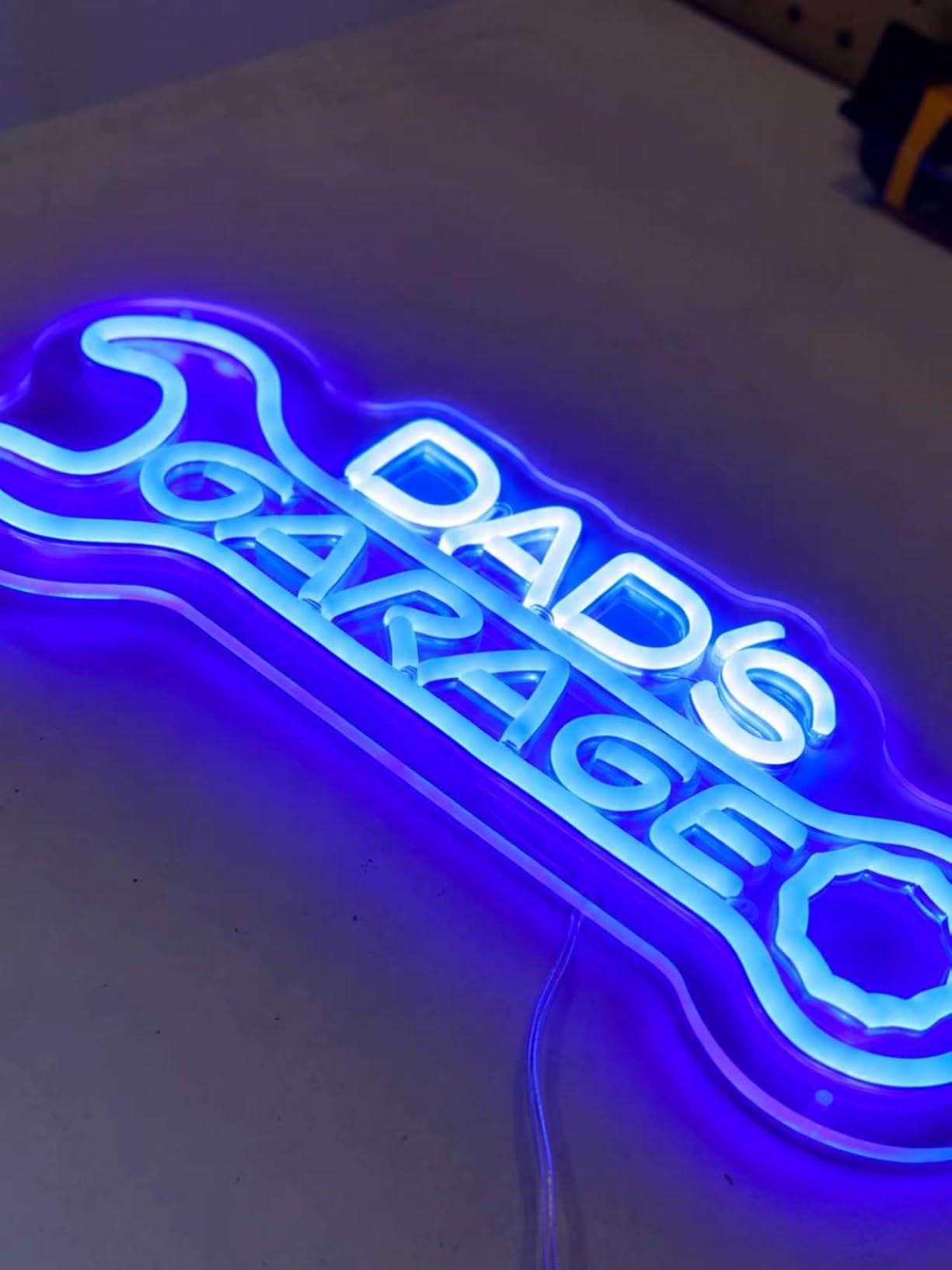 Custom Garage Neon Sign for Men, LED Wall Light for Workshop & Garage | Personalized Design, Dimmable LED, Auto Shop Light, Man Cave Decor, Gift for Dad, Husband, Mechanics & Car Fans customer photo 1
