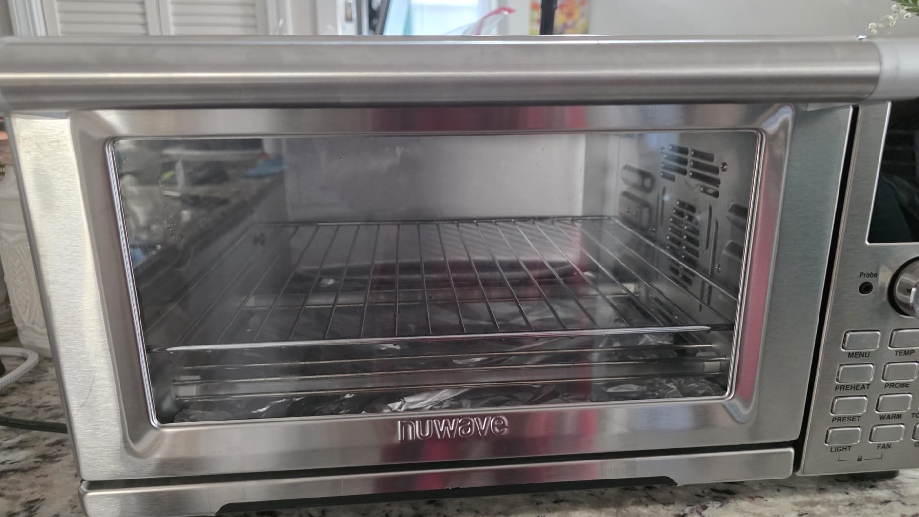 Nuwave Bravo XL Pro Air Fryer Toaster Oven, 30QT - 142 presets, 50-500F with Smarter Probe and PFAS Free customer photo 2