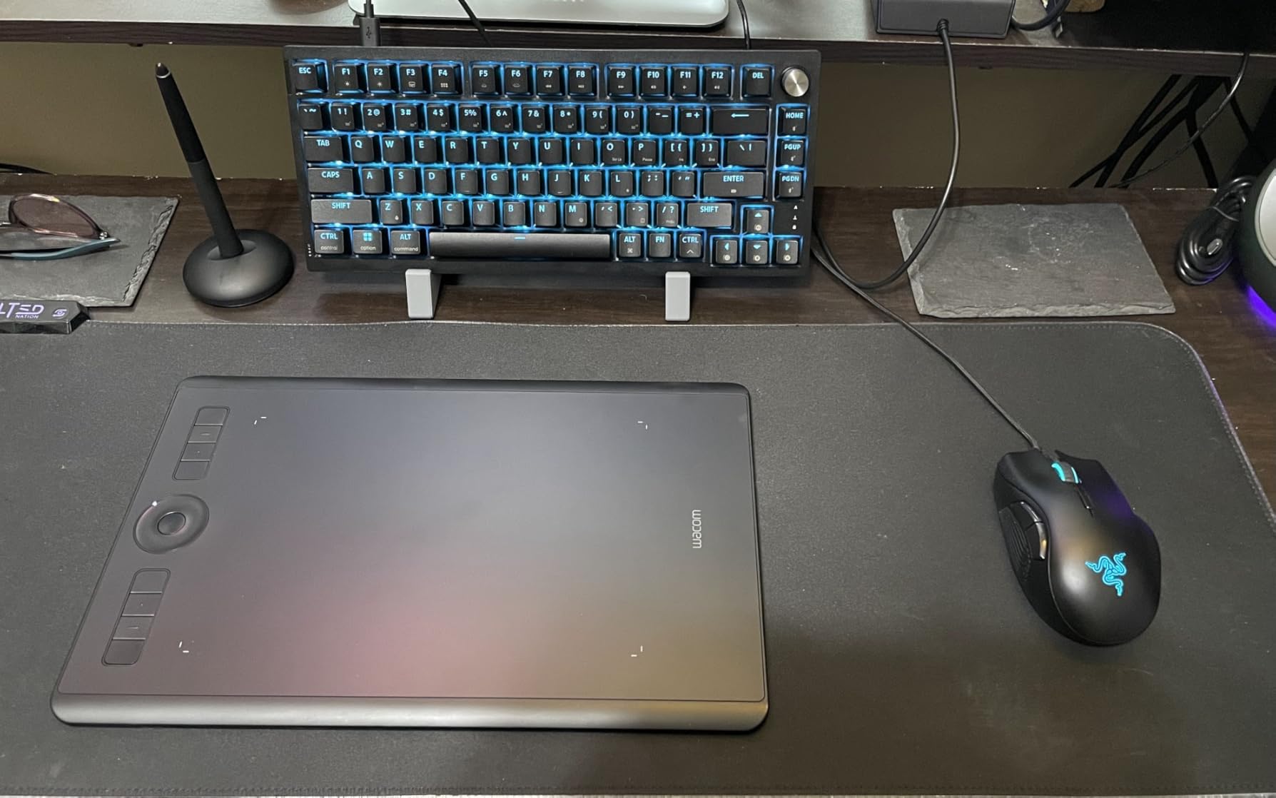 Corsair K65 Plus Wireless 75% RGB Hot-Swappable Mechanical Gaming Keyboard - Pre-Lubricated MLX Fusion Tactile Switches - Dual-Layer Sound Dampening - PBT Keycaps - QWERTY NA - Black customer photo 1