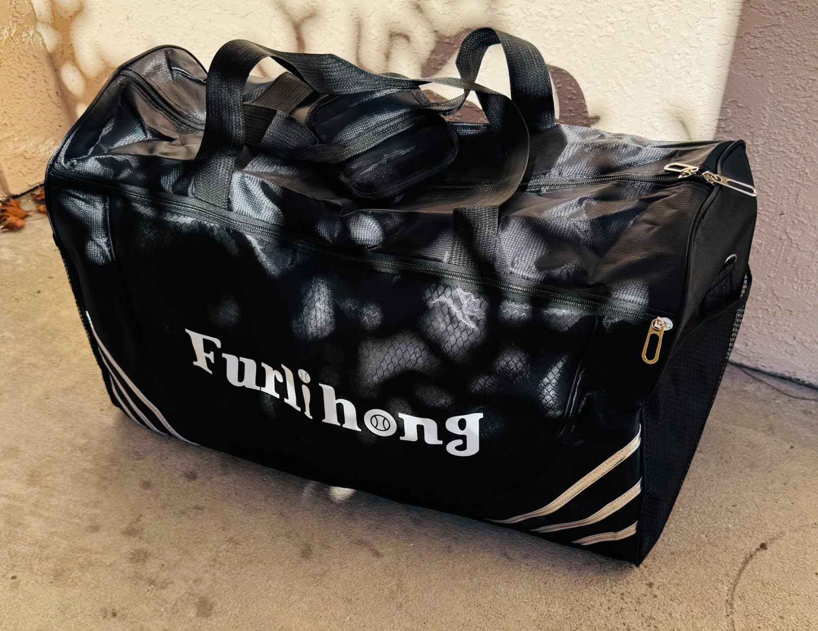 Furlihong 3807BH Tennis Ball Machine with Triangular Base customer photo 2