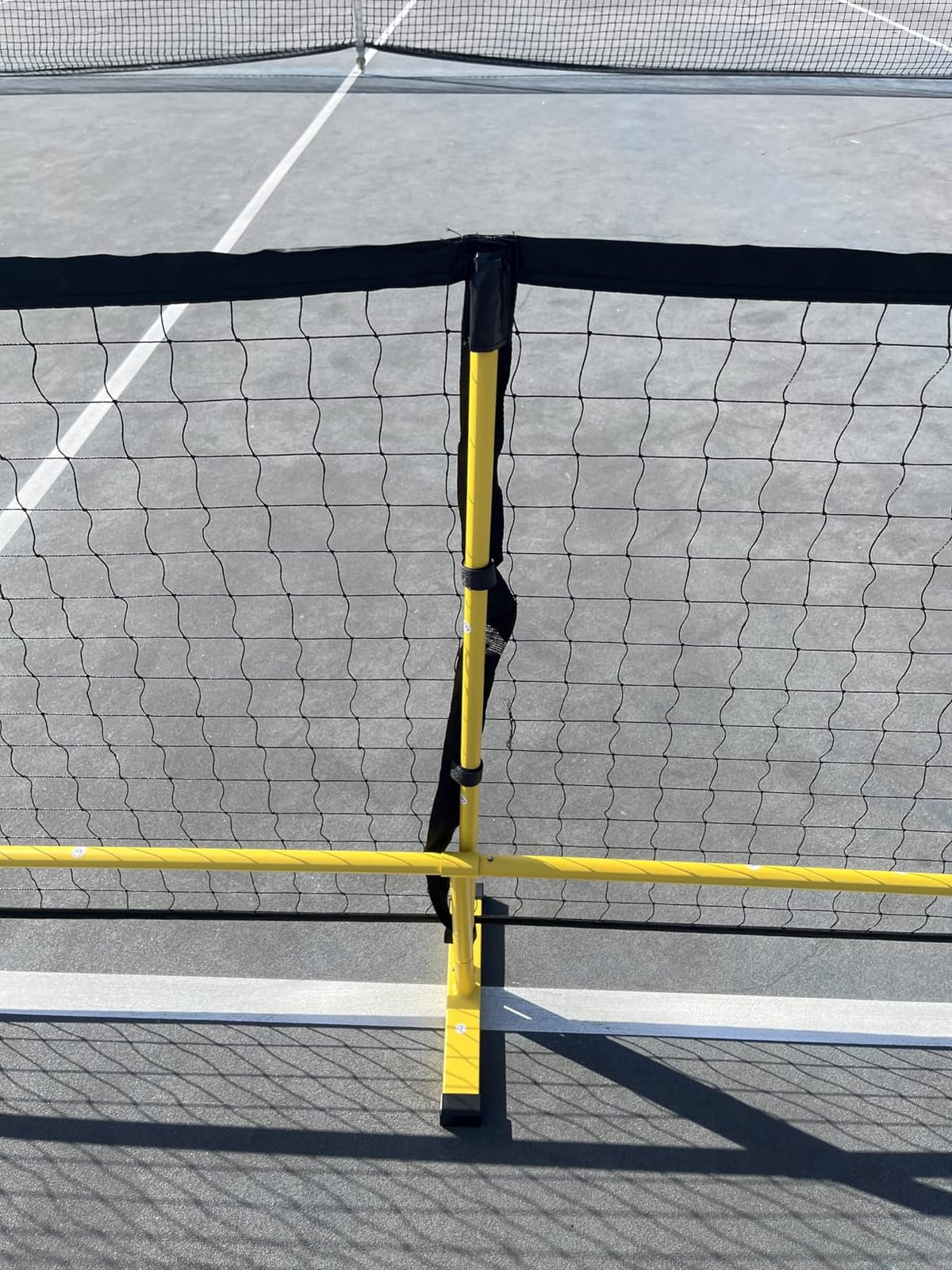 Portable Pickleball Net for Driveway, 22 FT Regulation Size & 11 FT Half Court Size Pickle Ball Net with Ball Collector, 2-in-1 Pickle Ball Net with Carry Bag for Garages Backyard customer photo 2