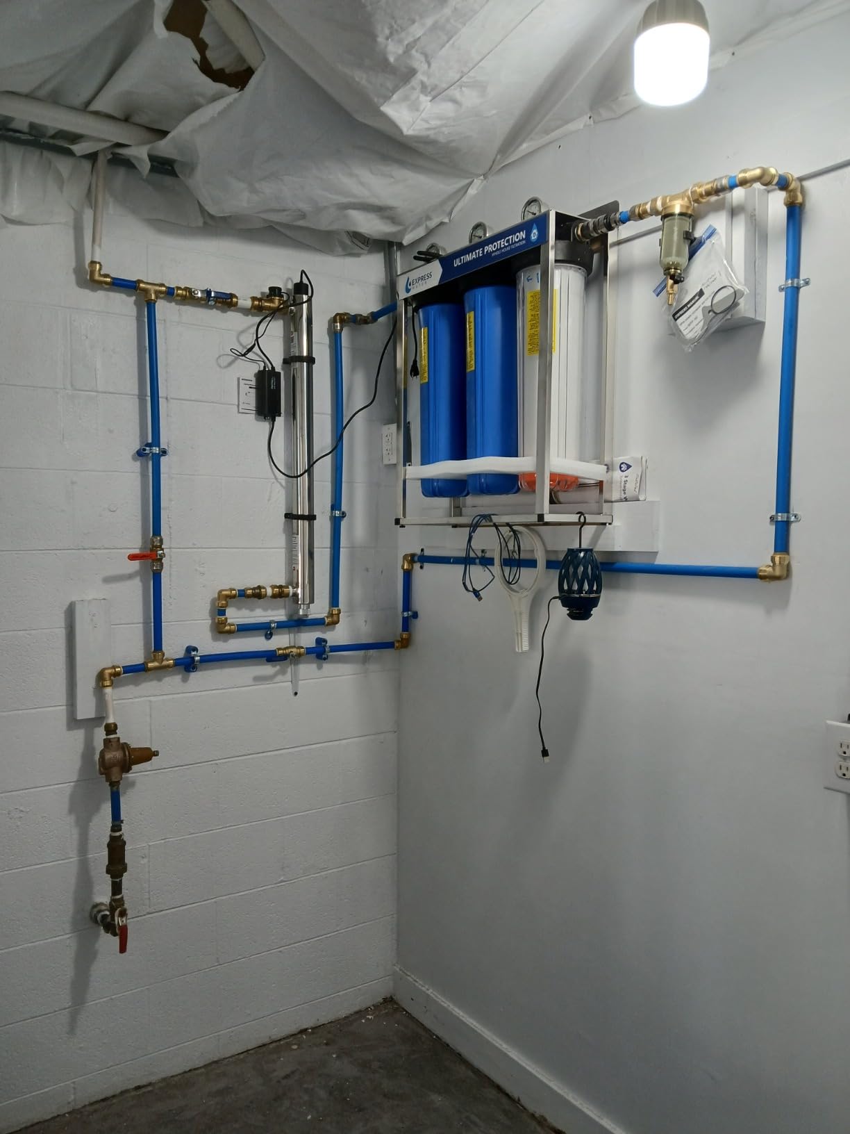 Express Water Whole House Water Filter System, Ultimate Protection, 3-Stage | Heavy Metal and Anti-Scale Filtration | Reusable 50 Micron Sediment Element | Quick-Change Cartridges customer photo 2