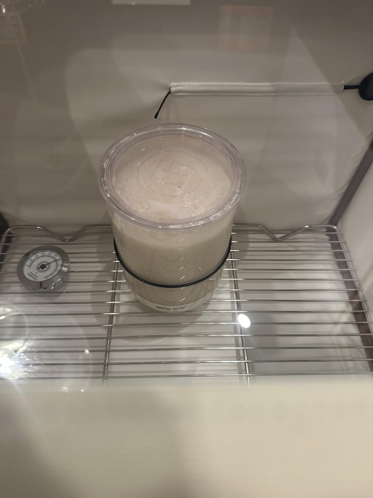 Folding Bread Proofing Box with 50-113F Temp Control & 48H Timer, Dough Proofer with Metal Rack customer photo 1