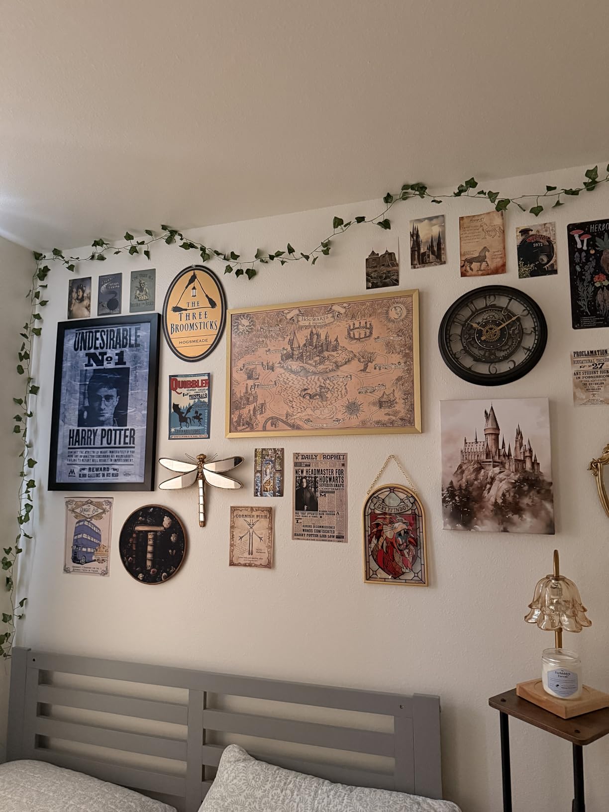 Harry Potter The Three Broomsticks Hogsmeade Metal Sign | Fun Harry Potter Wall Decor for Home Decorating customer photo 2