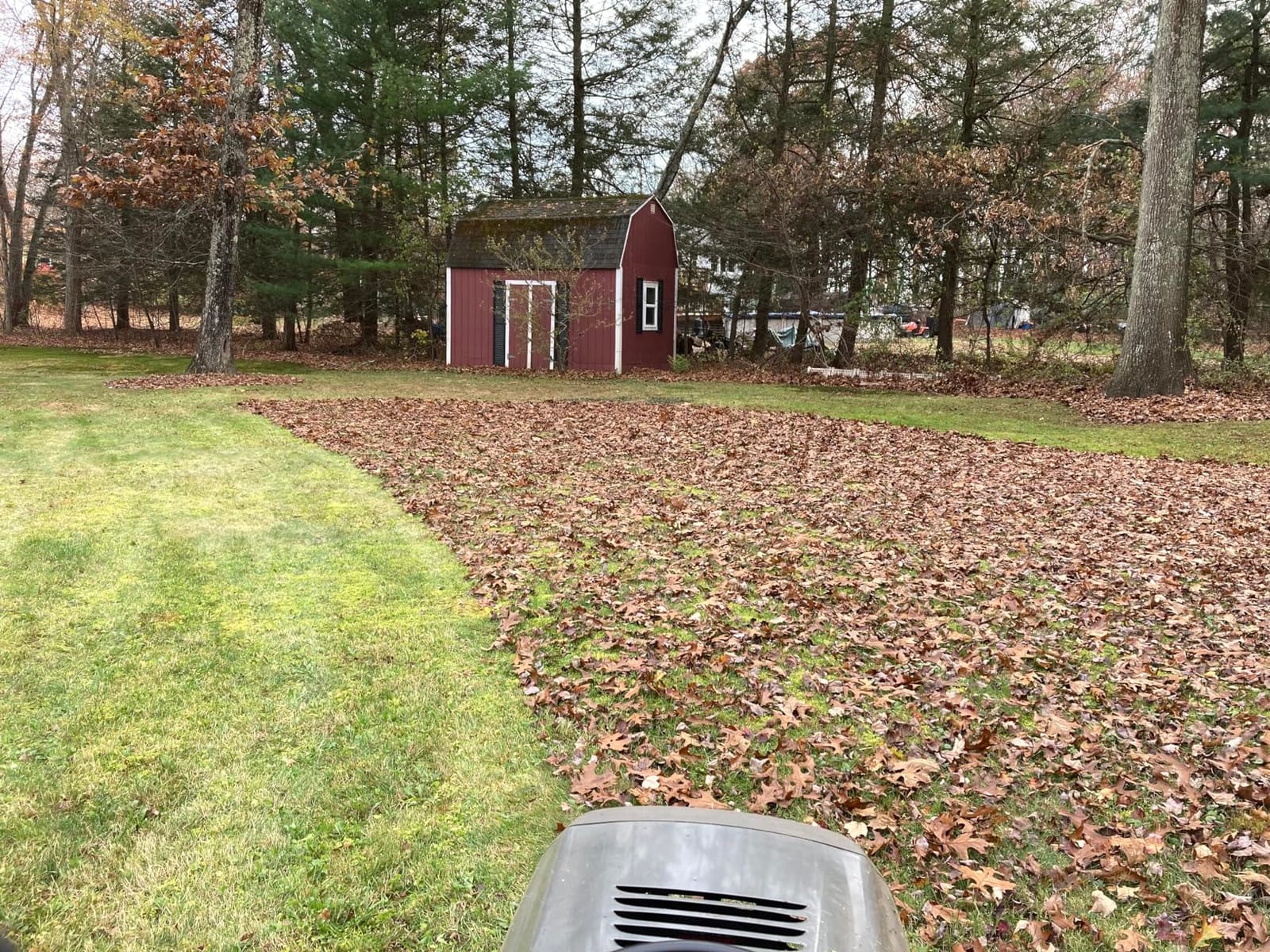 Agri-Fab Soft Top Mow-N-Vac Tow Behind Lawn Vacuum, 29 Cu Ft Leaf and Grass Collection System with 208cc Engine customer photo 1