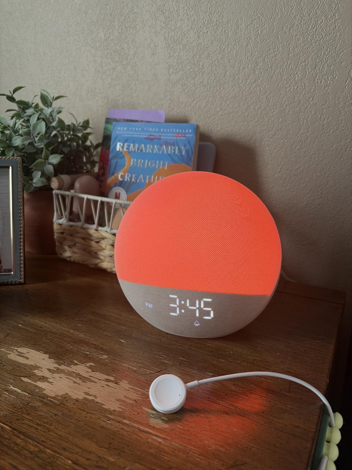 Odokee Sunrise Alarm Clock White Noise Machine: Natural Wake Up Light | Dimmable Clock with Bluetooth Speaker for Bedroom customer photo 2