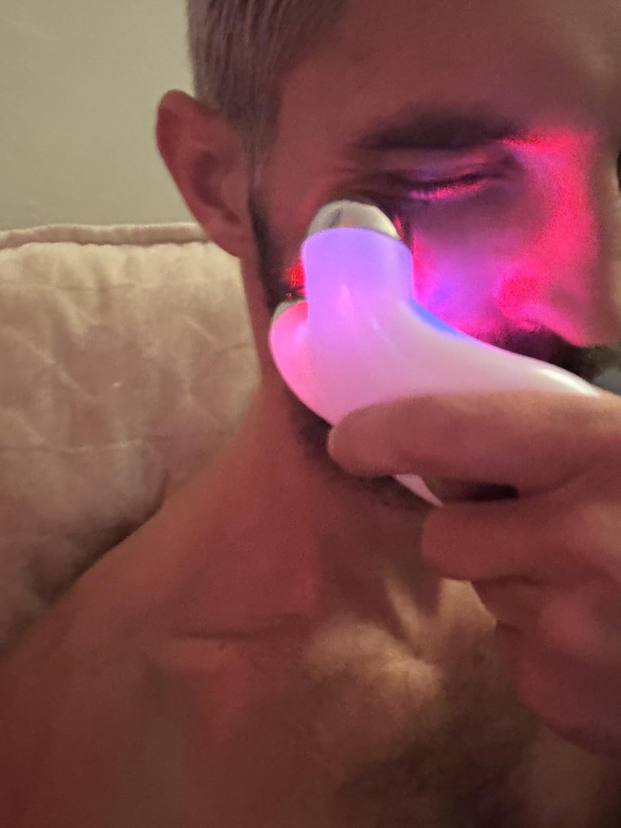 Microcurrent Facial Device, Latest Red Light Technology, Enhances The Ability to Lift The Face and Tighten The Skin, Facial Wrinkle Equipment, Smart Photon Micro-Current Device, Model:EP-300 customer photo 2