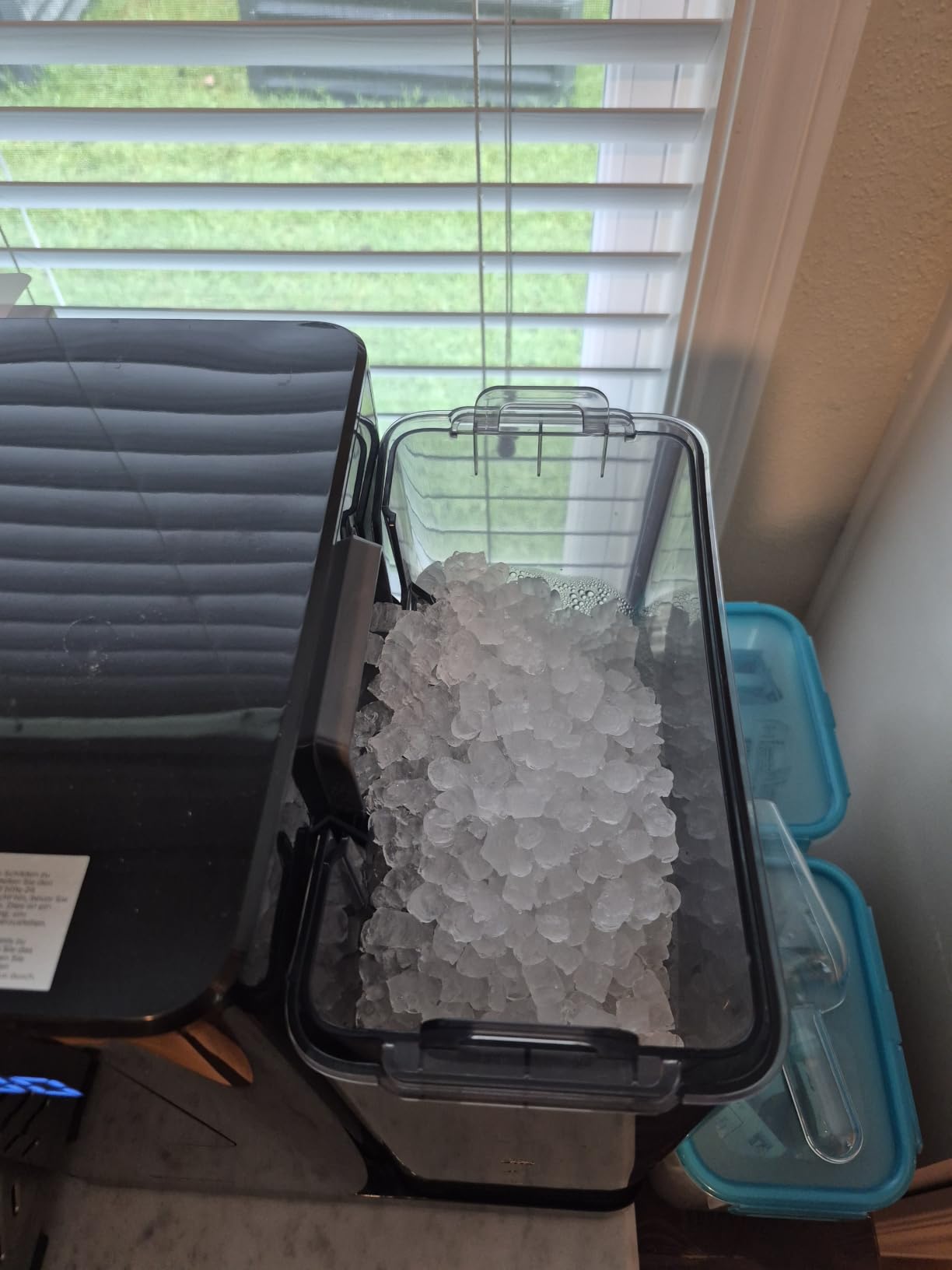 Silonn Nugget Ice Maker Countertop - 36lbs 24H Chewable Pellet Sonic Ice | Self-Cleaning Function Ideal for Home Kitchen and Office Black customer photo 2