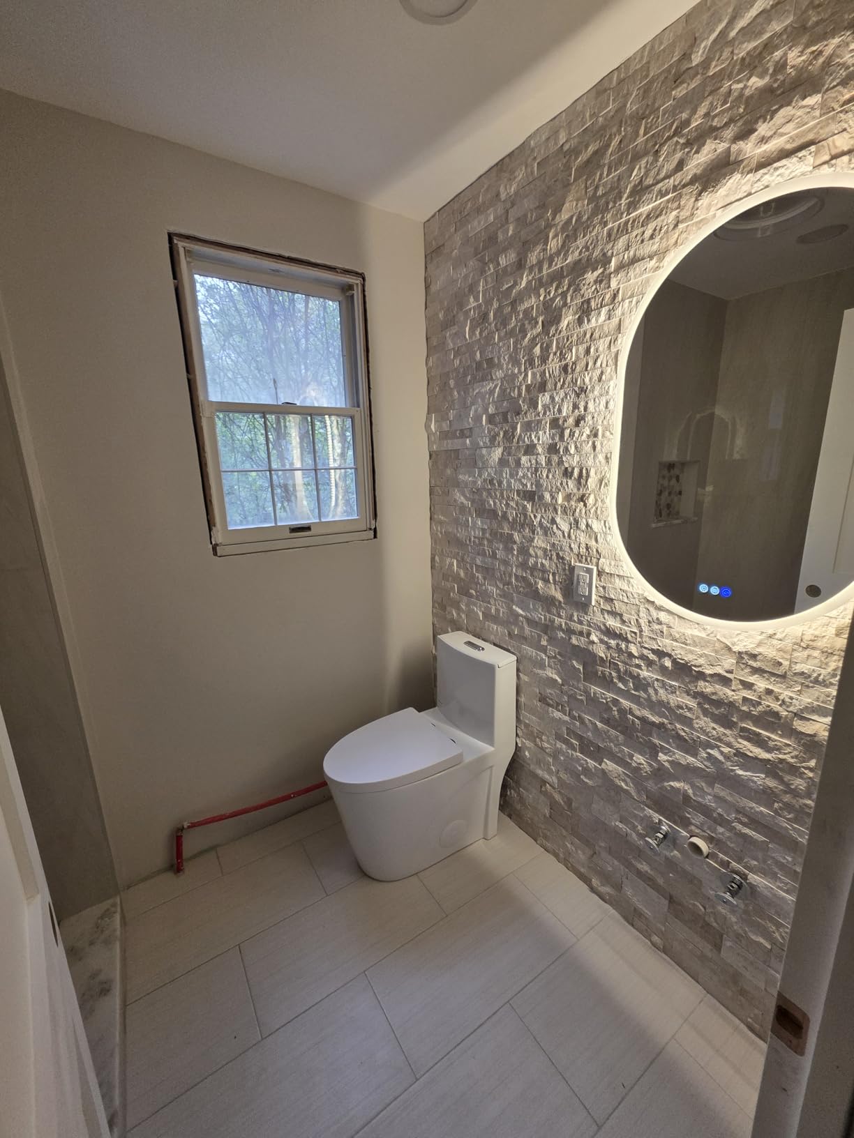 S'bagno 24x40 Oval LED Bathroom Mirror with Lights, Anti-Fog, Bluetooth Speaker, 3 Colors Temperature & Dimmable, Lighted Mirrors for Bathroom Wall with Memory Function, Waterproof, Shatter-Proof customer photo 1