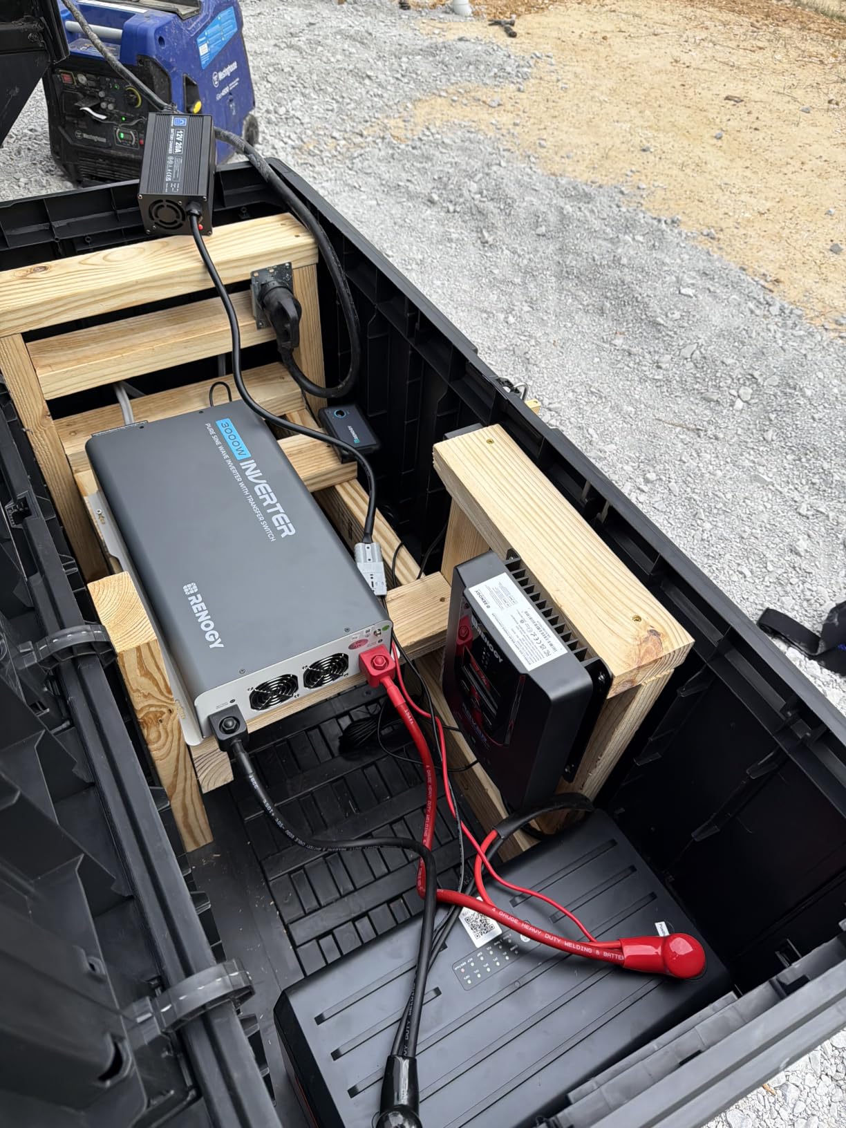 Renogy Inverter PUH, 3000W Pure Sine Wave Power Inverter with UPS Transfer Switch & Bluetooth, 12V DC to 120V AC Converter for RV, Truck, Home, Camping - 6000W Surge Power, Remote Monitoring customer photo 2
