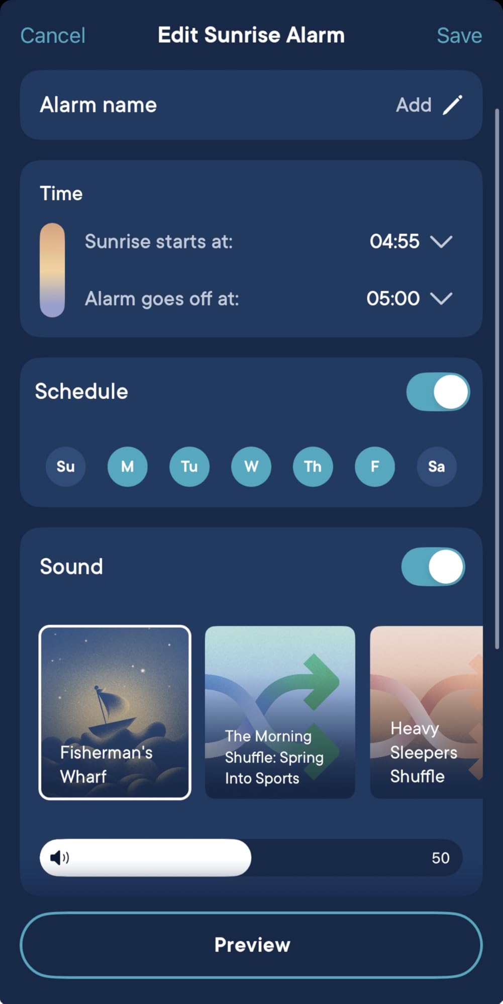 Hatch Restore 3 Sunrise Alarm Clock & Sound Machine, Smart Light (Putty) | White noise machine & sunrise alarm light customer photo 2