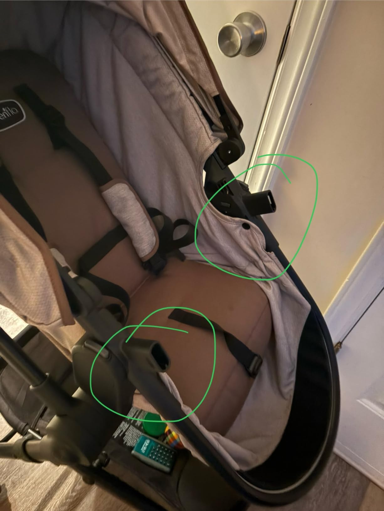 Evenflo Pivot Modular Travel System w/LiteMax Preemie and Infant Car Seat | 6 Modes of Use, Rear-Facing Mode for Infants 3-30 lbs, Stroller use up to 50 lbs (Dusty Rose Pink) customer photo 1