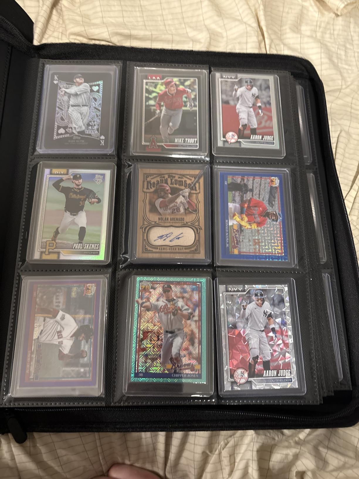 9-Pocket Toploader Binder Trading Card Binder Holds 252 Premium Cards (Black) customer photo 1