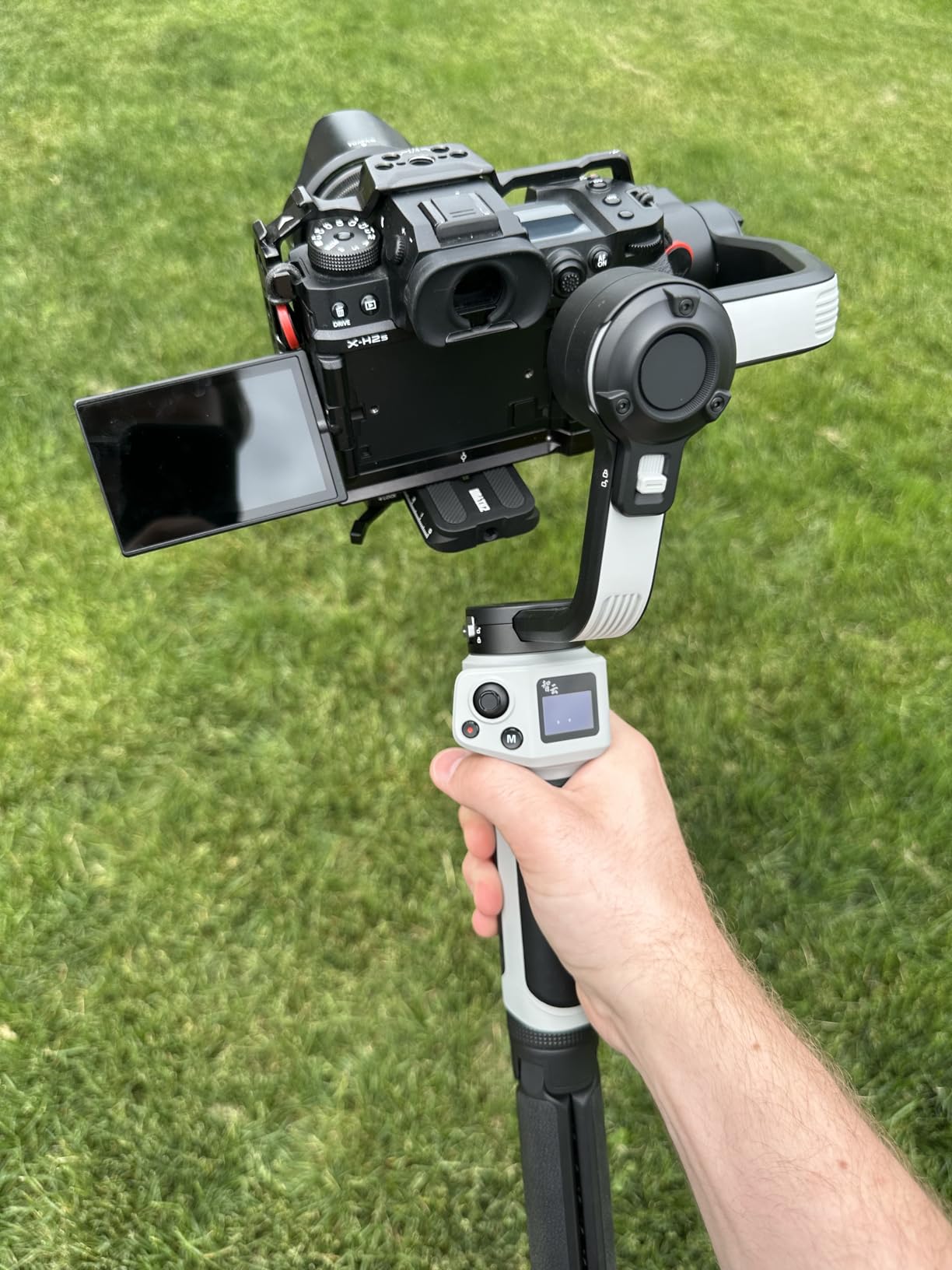 ZHIYUN CINEPEER Crane 4E 3-Axis Camera Gimbal Stabilizer for Canon Sony | Extendable Sling Grip Native Vertical Shooting Handheld Camera Gimbal for Canon/Sony/Panasonic/Nikon customer photo 2