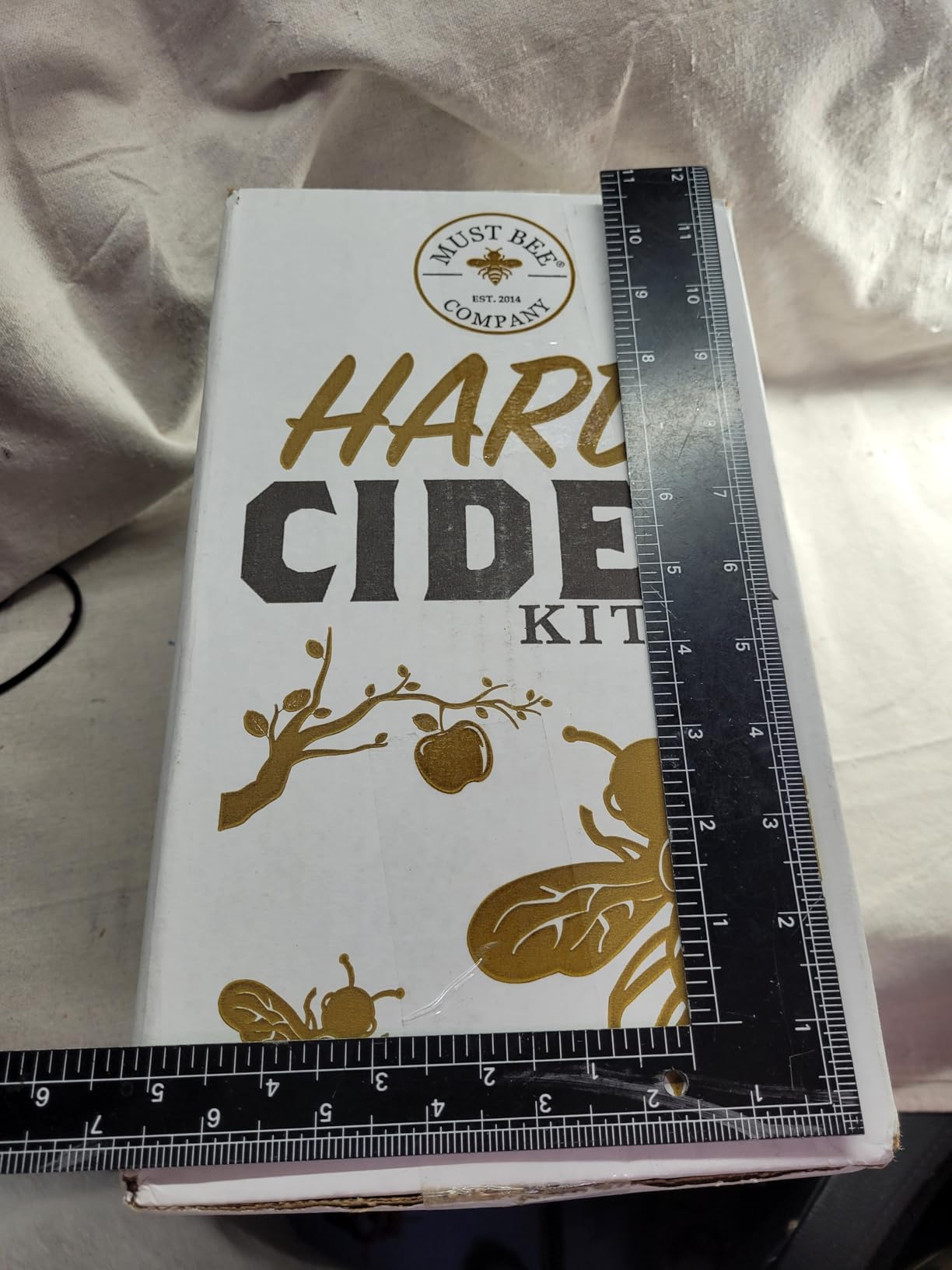 Hard Cider Making Kit - 1 Gallon Reusable Homebrew Set to Make Hard Apple Cider- Must Bee Company customer photo 1