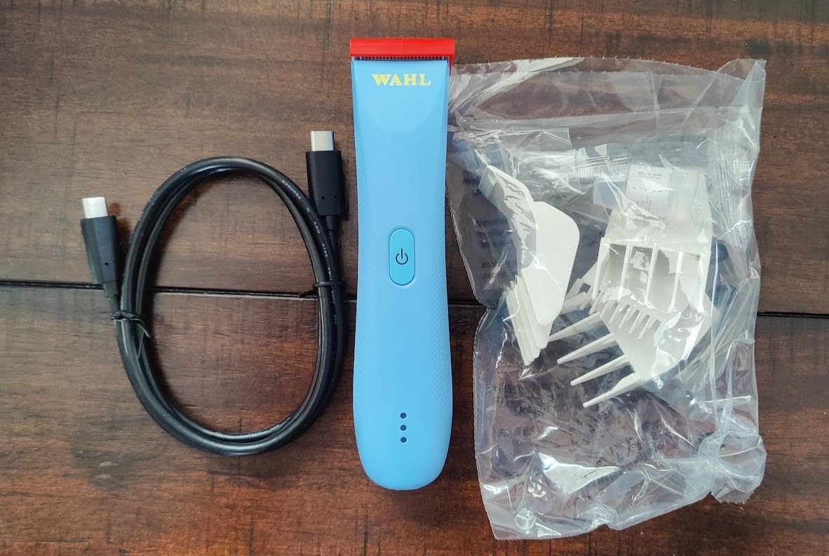 Wahl Professional Peanut Li Cordless Trimmer, Blue | USB-C Quick Charge with Travel Lock customer photo 1